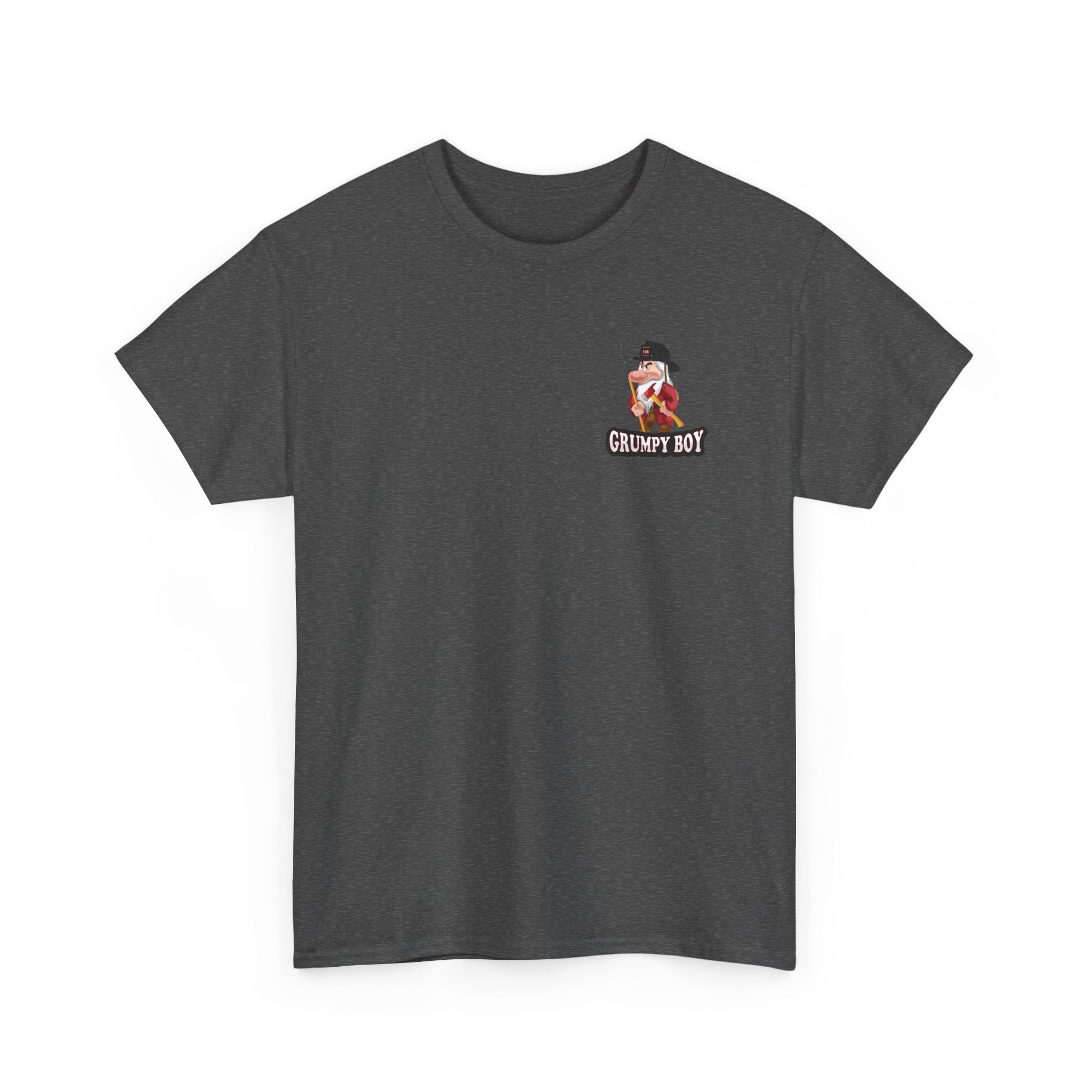 Grumpy Boy Firefighter - Heavy Cotton Unisex Tee