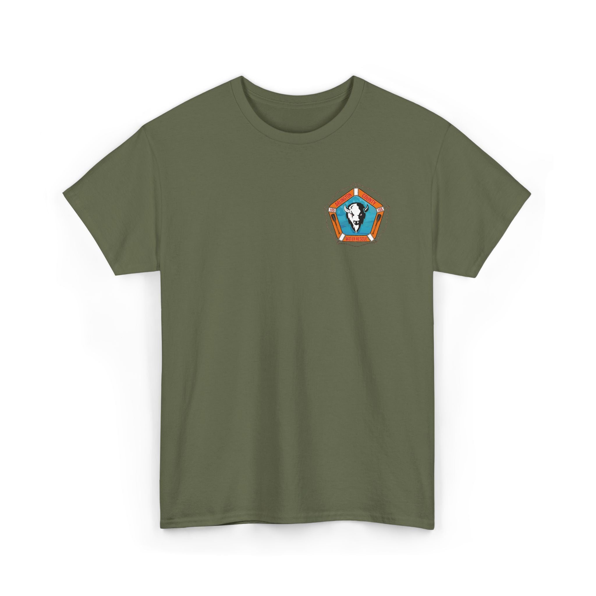 Heavy Cotton Unisex Tee - Station 5 Water Rescue