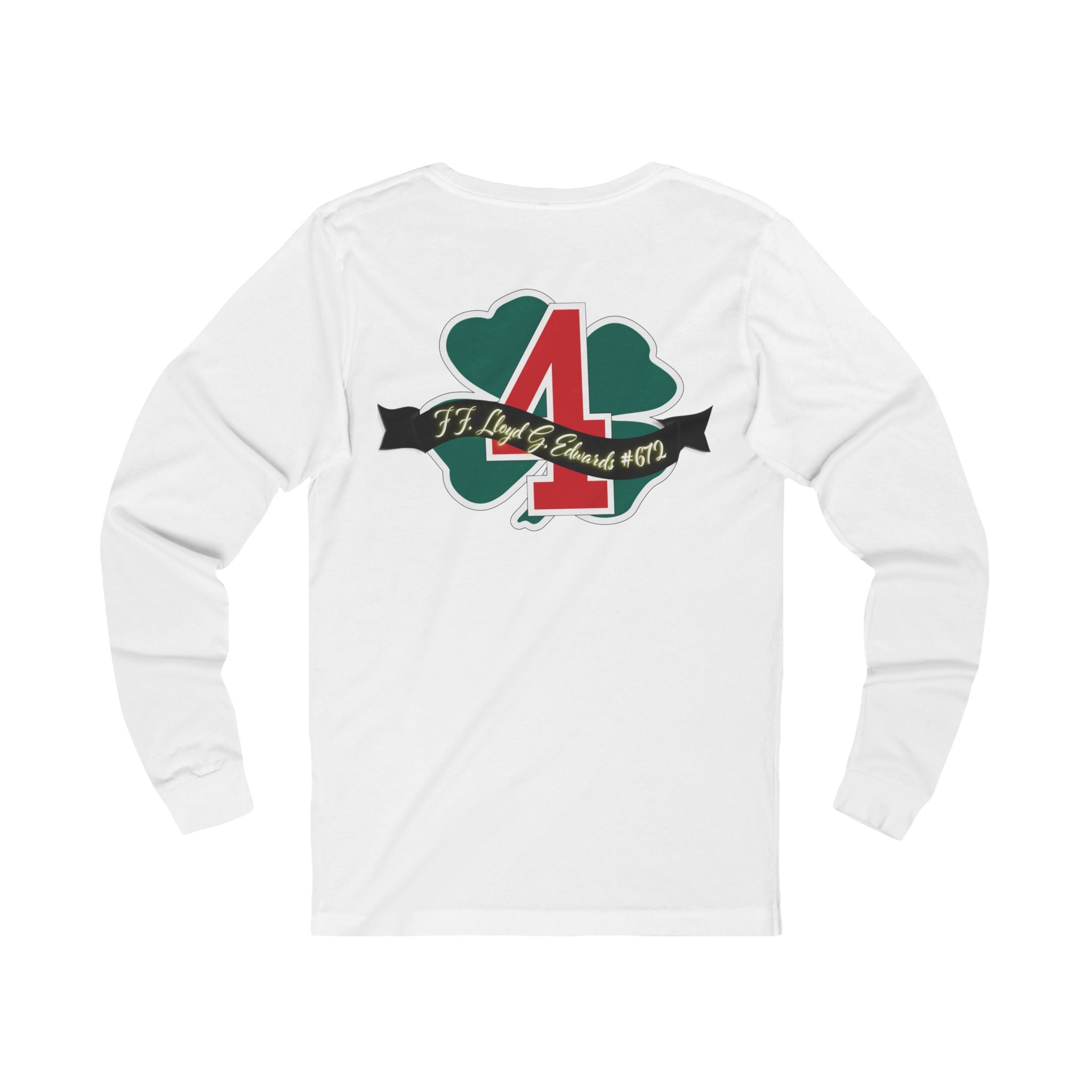 Clover Lloyd Edwards Memorial Shirt  - Unisex Jersey Long Sleeve Tee