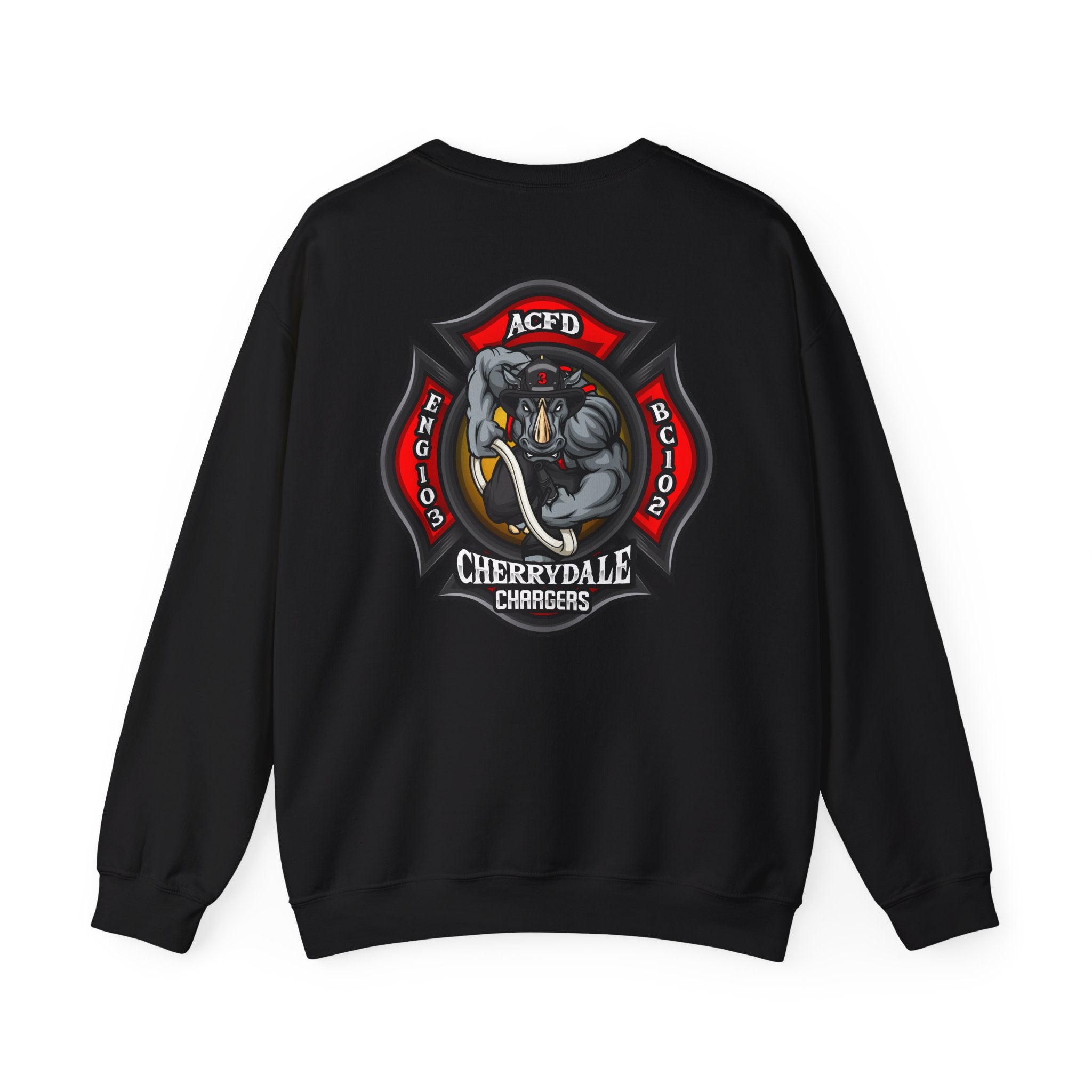 Arlington Station 3 Rhino Front/Back - Gildan Sweatshirt Unisex Heavy Blend™