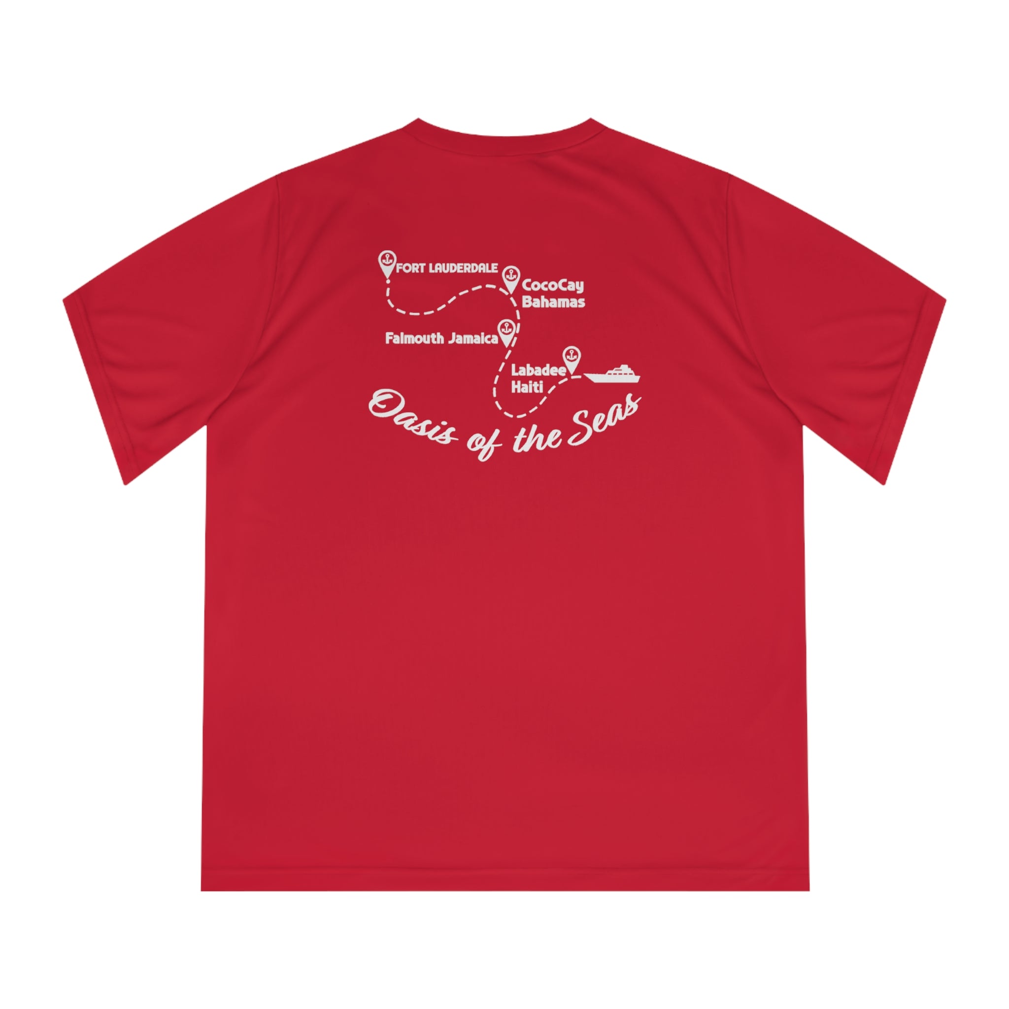 Bennett Family Cruise White logo - Women's Performance V-Neck T-Shirt