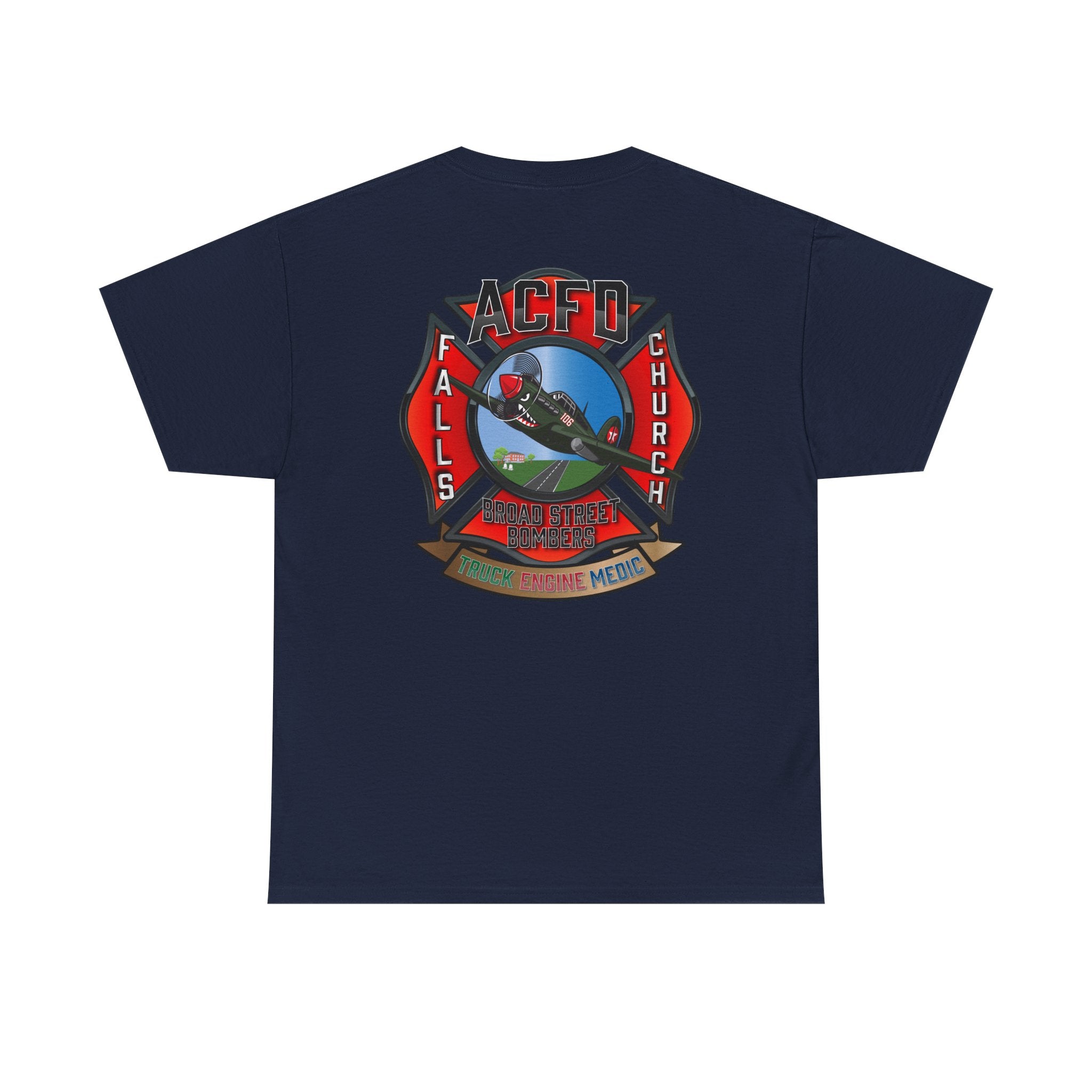 Heavy Cotton Unisex Tee - Station 6 Broadstreet Bombers
