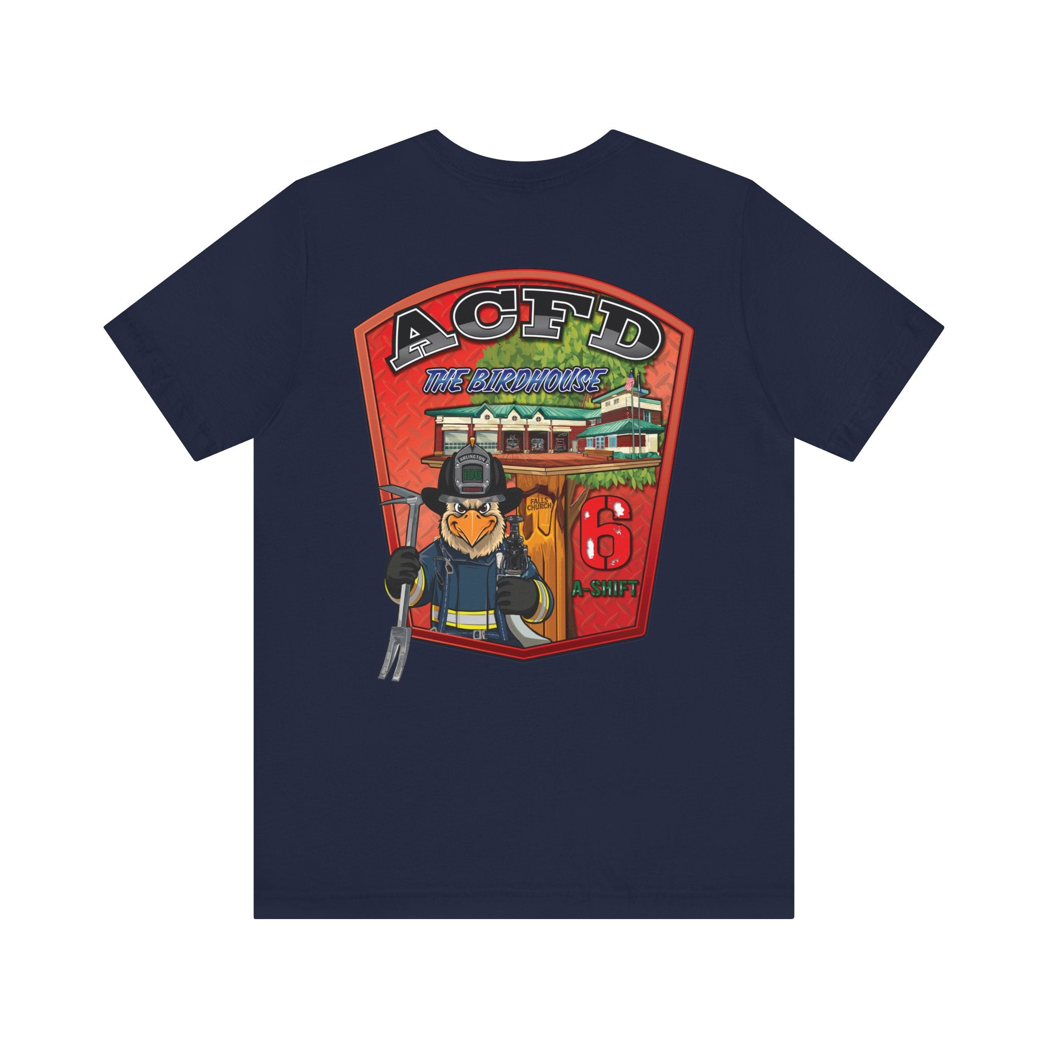 Arlington Station 6 A-Shift BirdHouse - Bella+Canvas Soft Unisex Tee