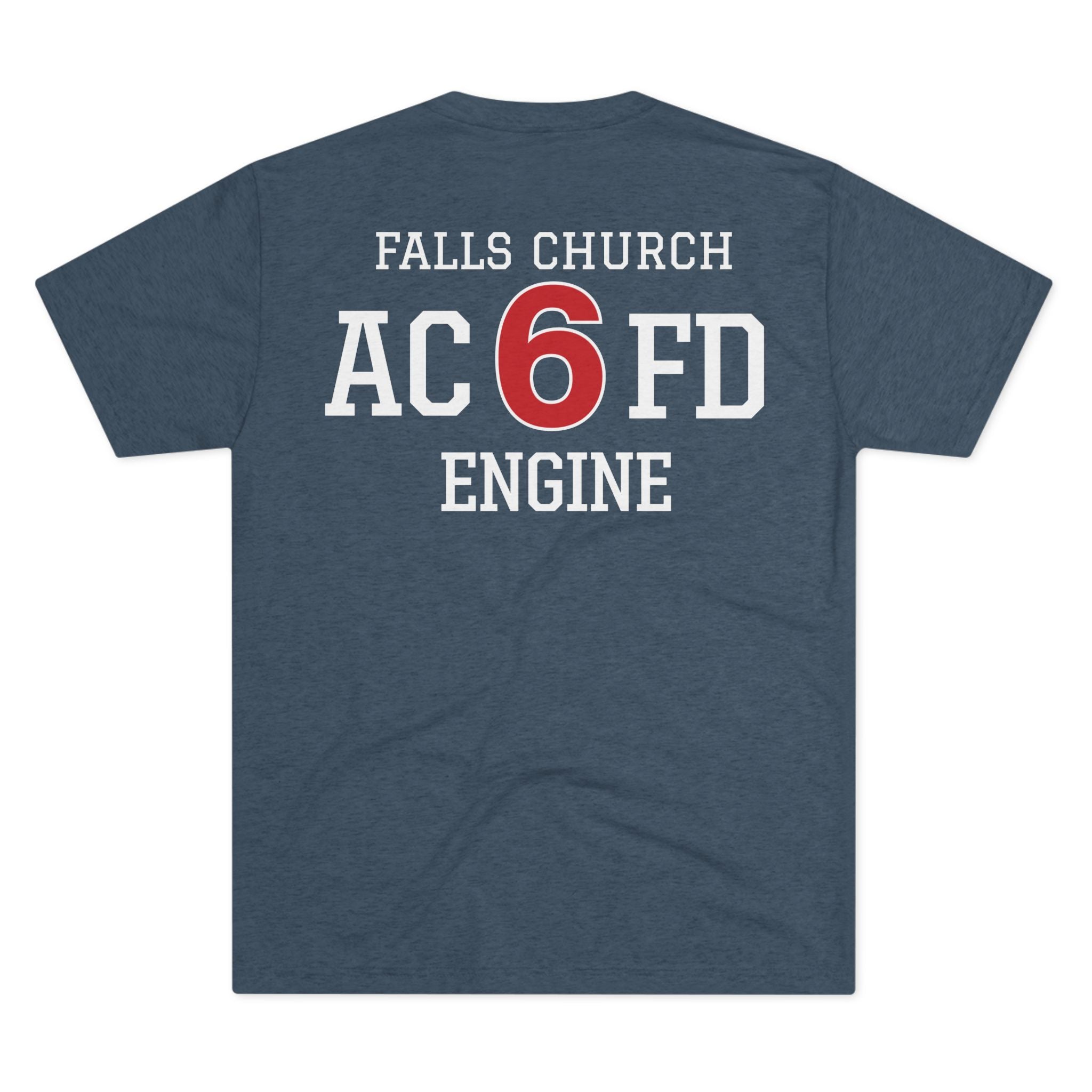 Engine 6 Falls Church - NextLevel Tri-Blend Crew Tee