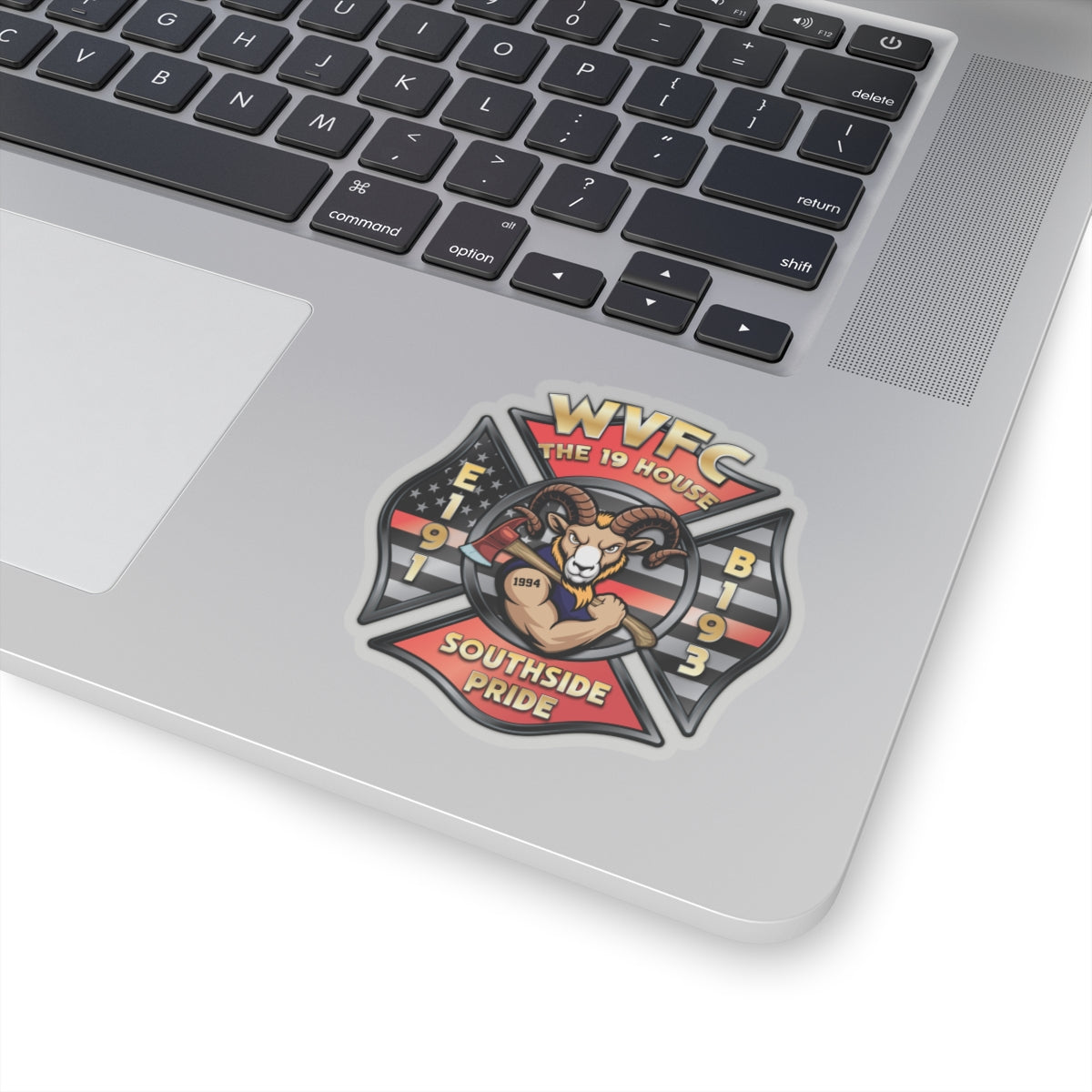 WVFC Goat Logo 1 - Kiss-Cut Stickers