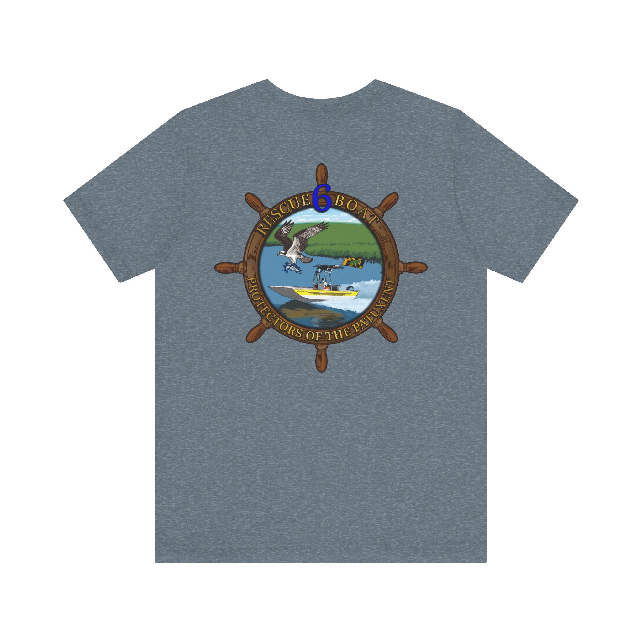 Huntingtown Vol. Fire Boat 6 - Bella+Canvas Soft Unisex Tee