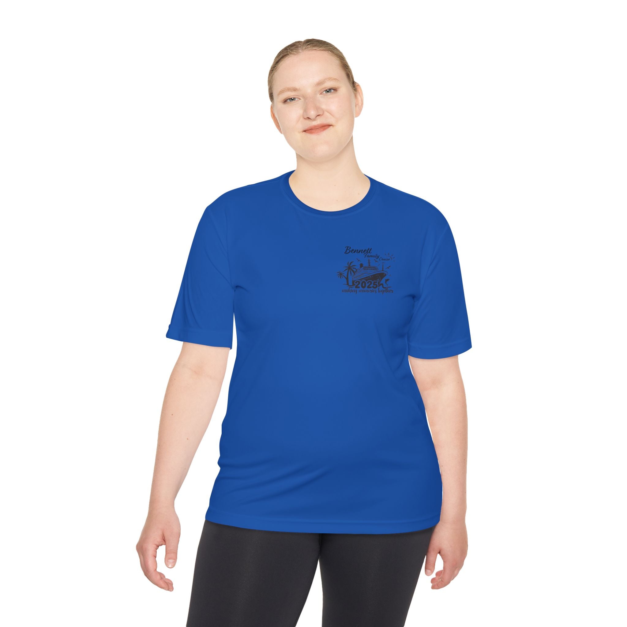 Bennet Family Cruise Black Text - Unisex Moisture Wicking Tee
