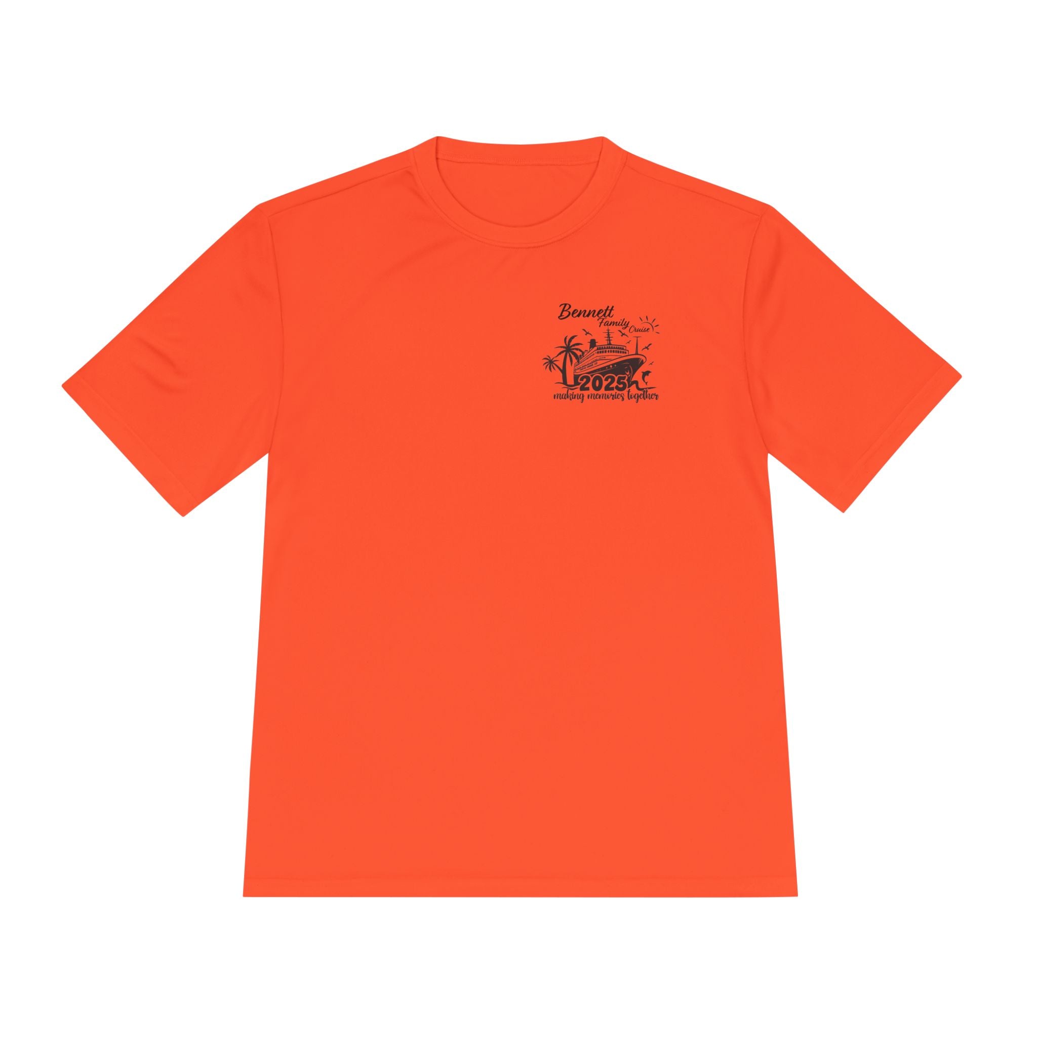 Bennet Family Cruise Black Text - Unisex Moisture Wicking Tee
