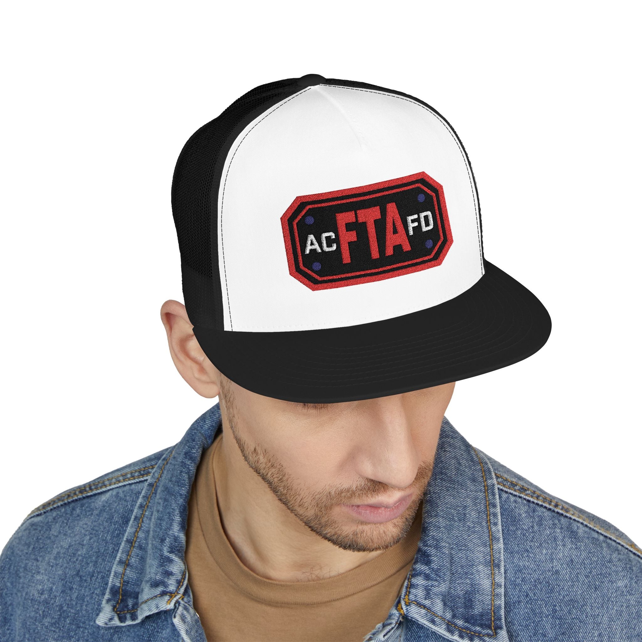 Arlington FTA (Fire Training Academy) - 5 Panel Trucker Cap (Embroidery)
