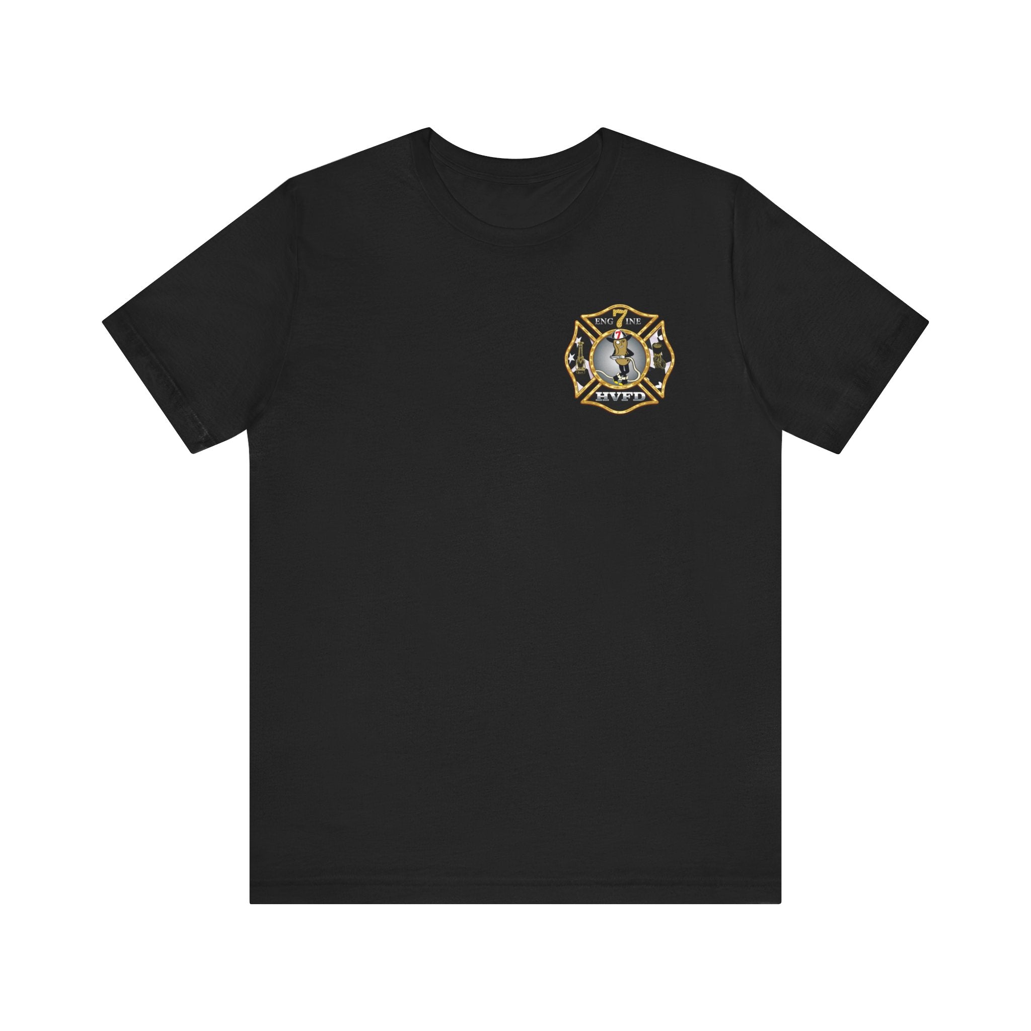 Hollywood MD Vol Fire Eng7ine - Bella+Canvas Soft Unisex Tee