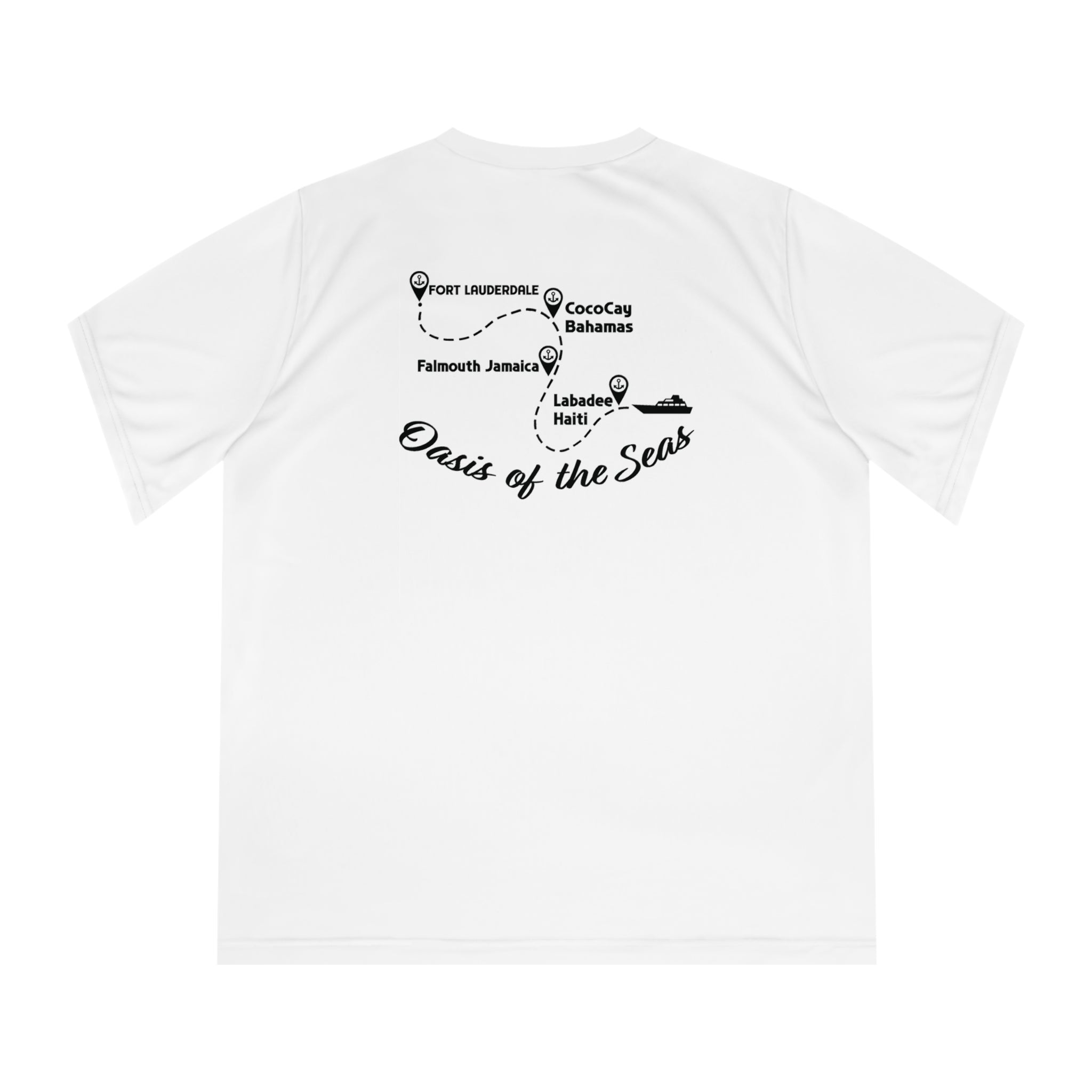 Bennett Family Cruise Black logo - Women's Performance V-Neck T-Shirt