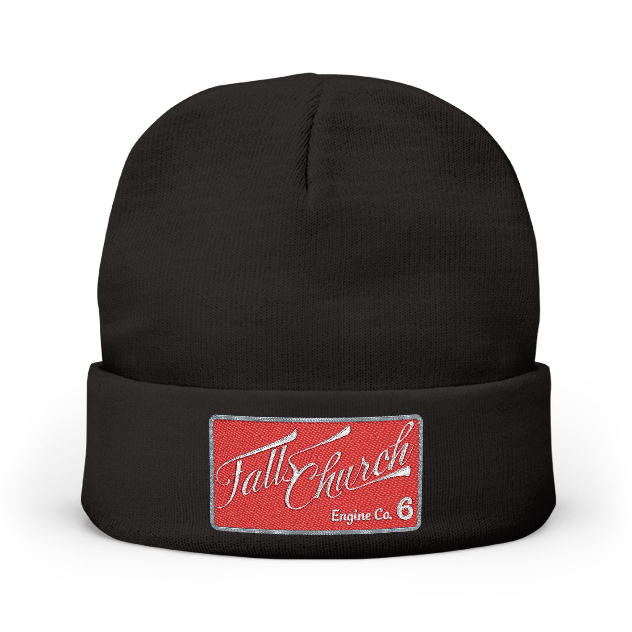 Arlington Falls Church Engine 6 - Knit Beanie (Embroidery)