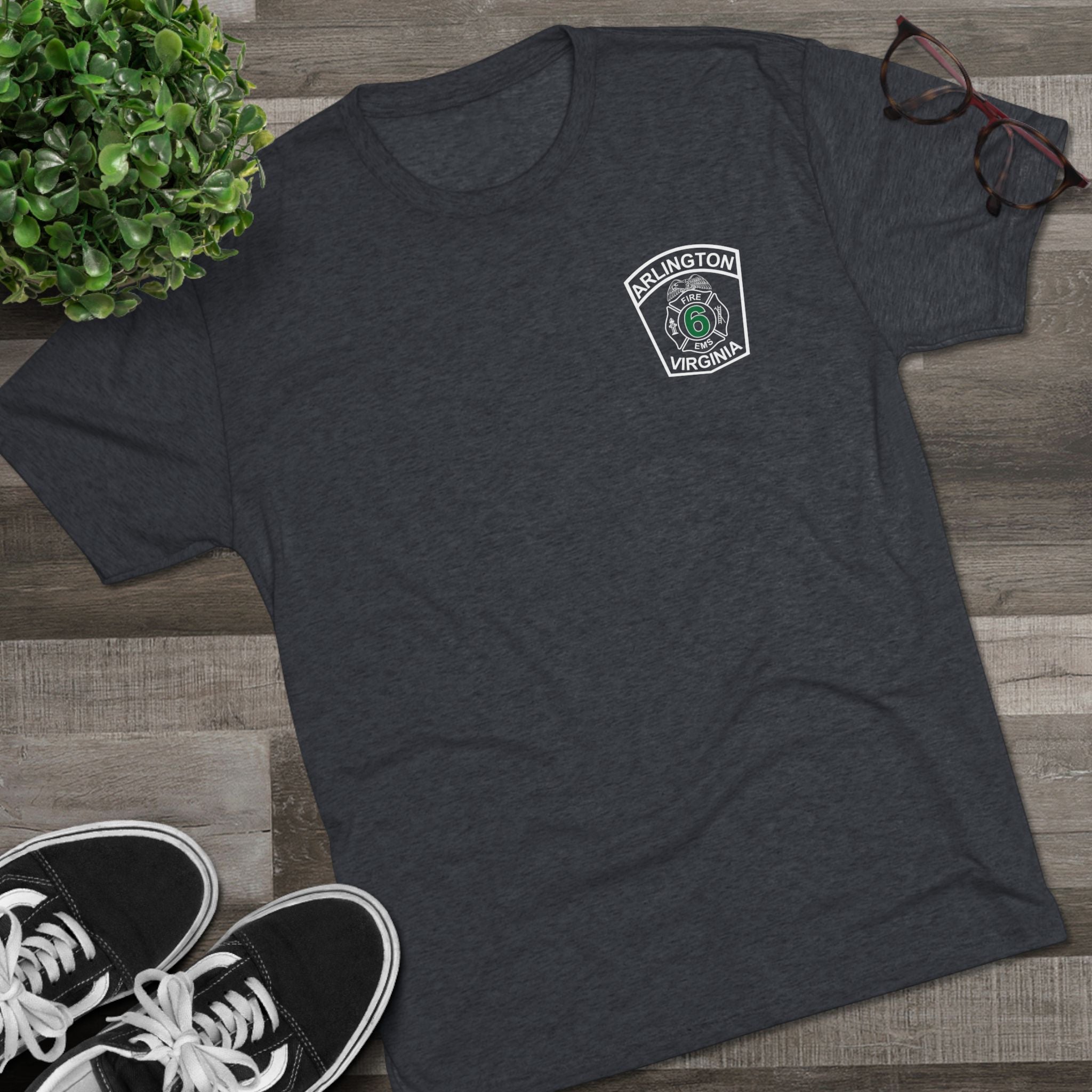 Truck 6 Arlington - NextLevel Tri-Blend Crew Tee