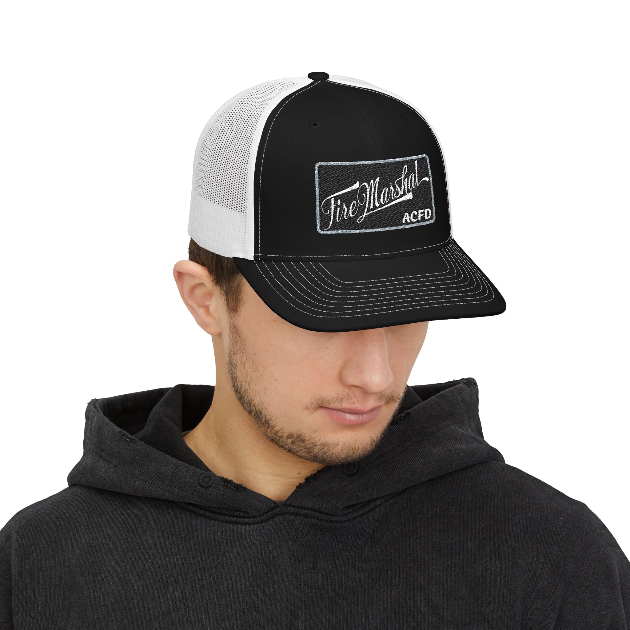 Arlington Fire Marshal - Snapback Trucker (Richardson 112 Style Hat)
