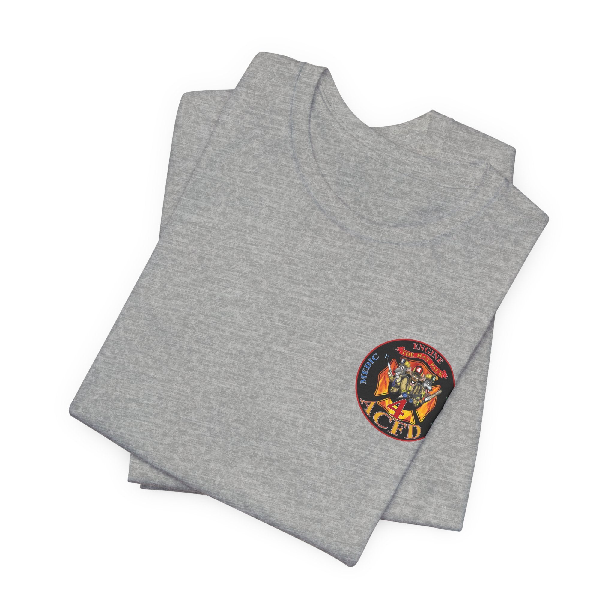 Station 4 RatPack Front AC4FD Back - Bella+Canvas Soft Unisex Tee
