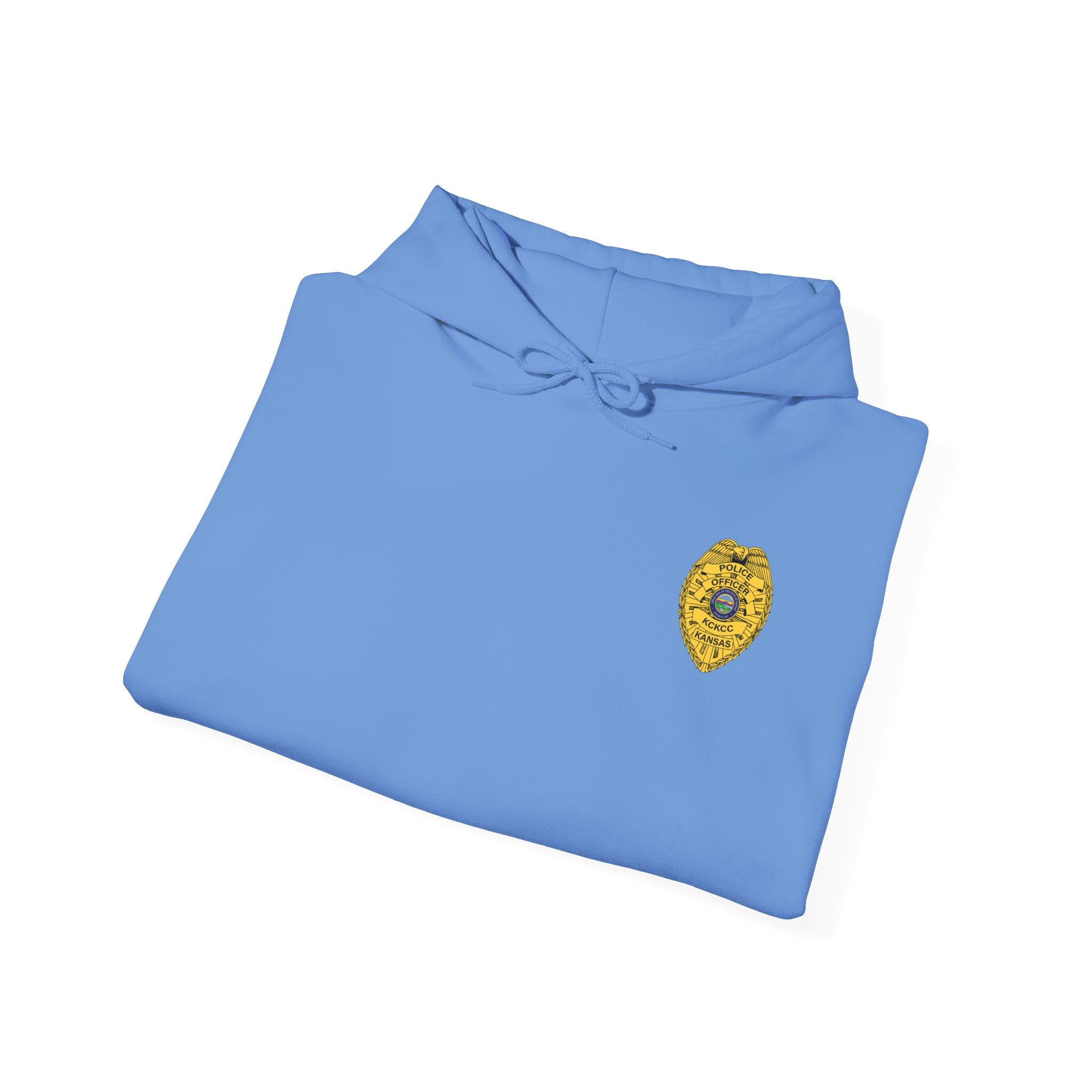 Kansas City College Police Officer Badge - Unisex Heavy Blend™ Hooded Sweatshirt
