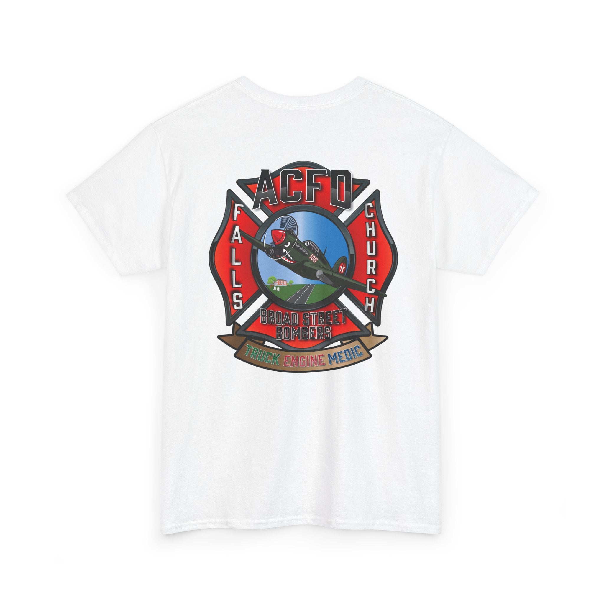 Heavy Cotton Unisex Tee - Station 6 Broadstreet Bombers