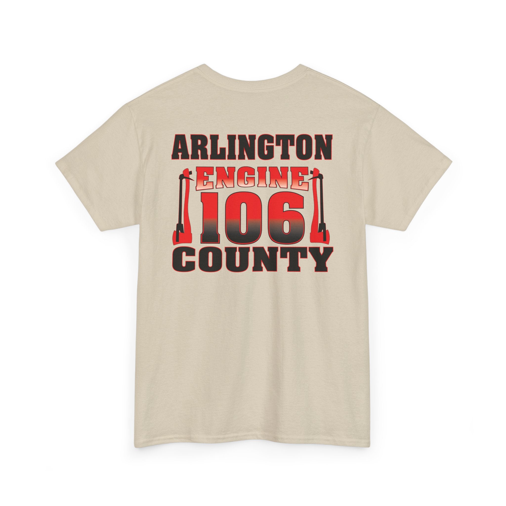 Station 6 Engine Arlington - Heavy Cotton Unisex Tee