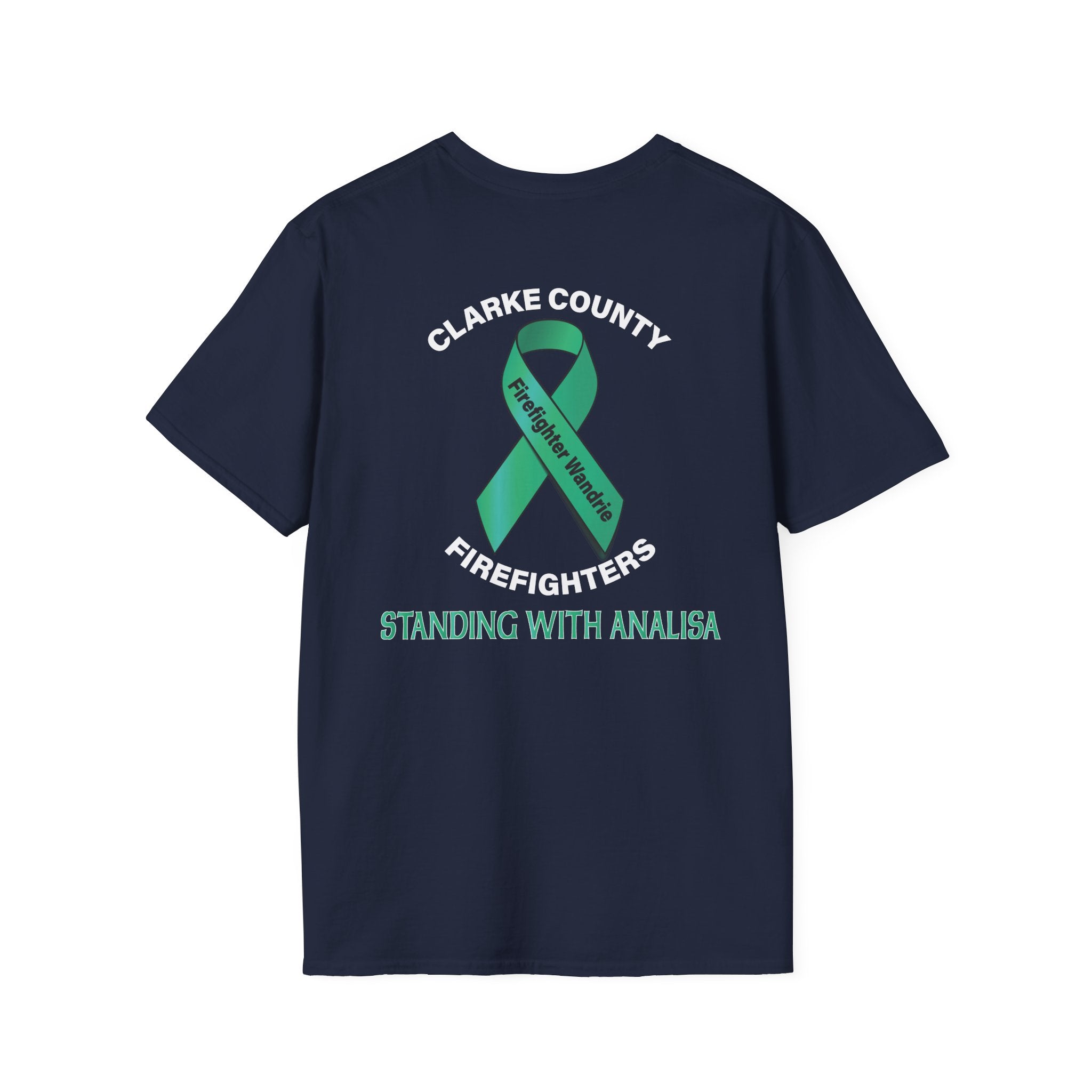 Clark County Firefighter Wandrie Support - Gildan Soft Cotton Softstyle T-Shirt