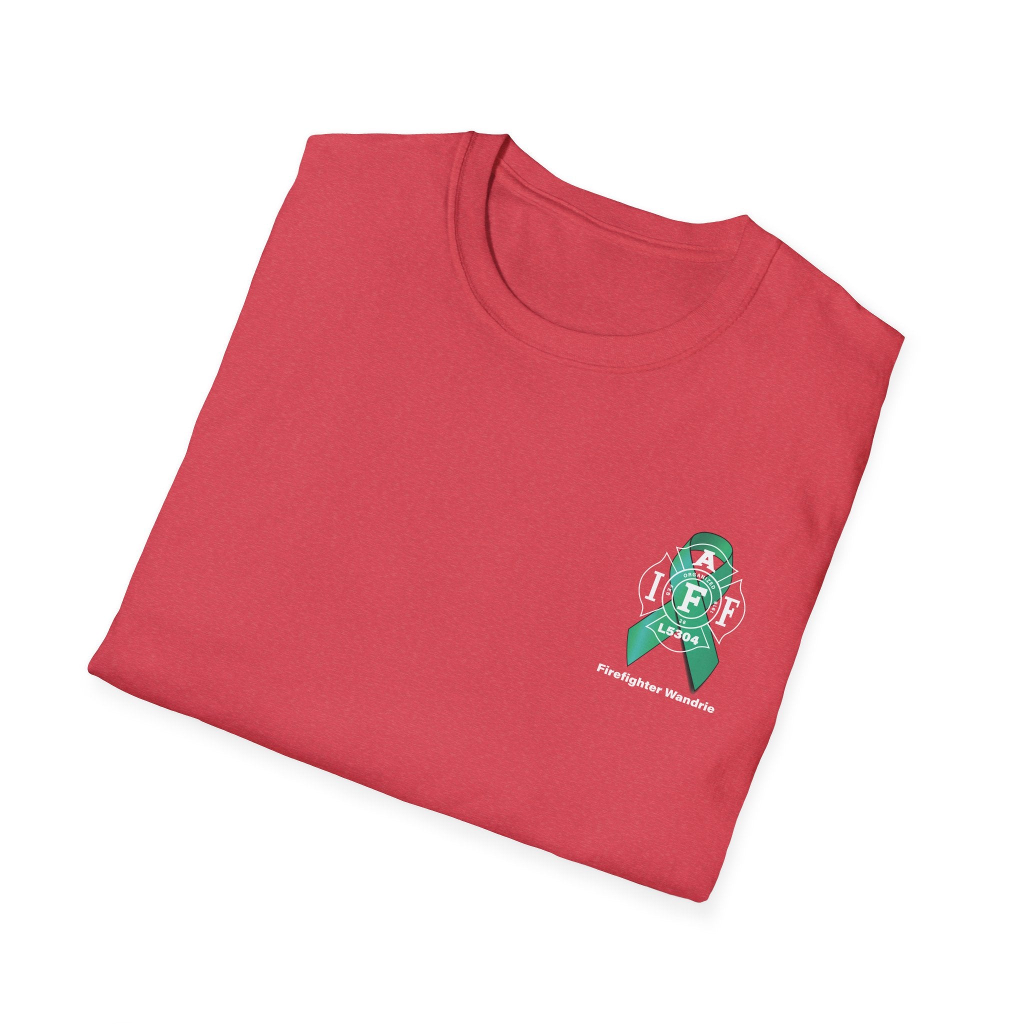 Clark County Firefighter Wandrie Support - Gildan Soft Cotton Softstyle T-Shirt
