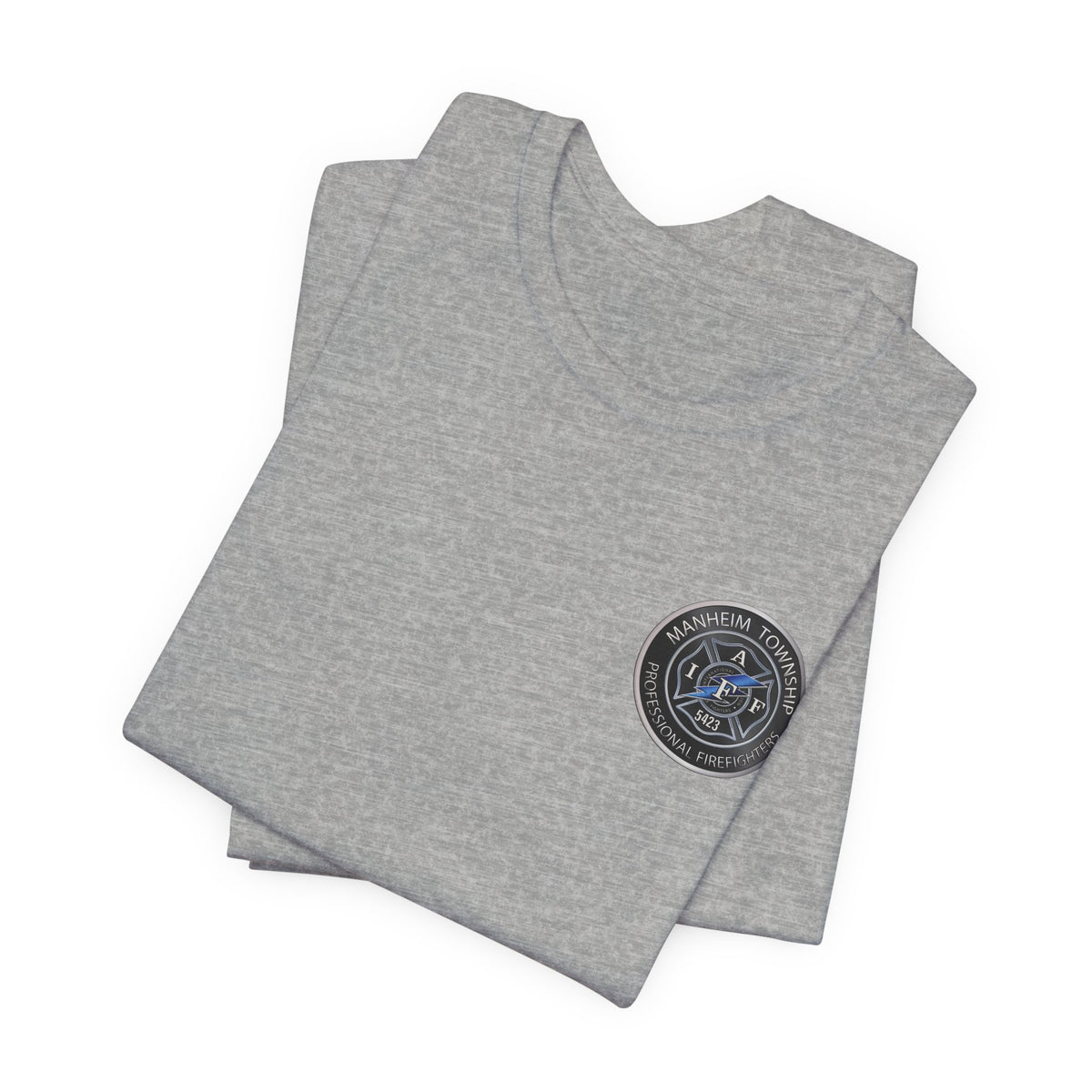 Manheim Township Local 5423 white - Bella+Canvas Soft Unisex Tee