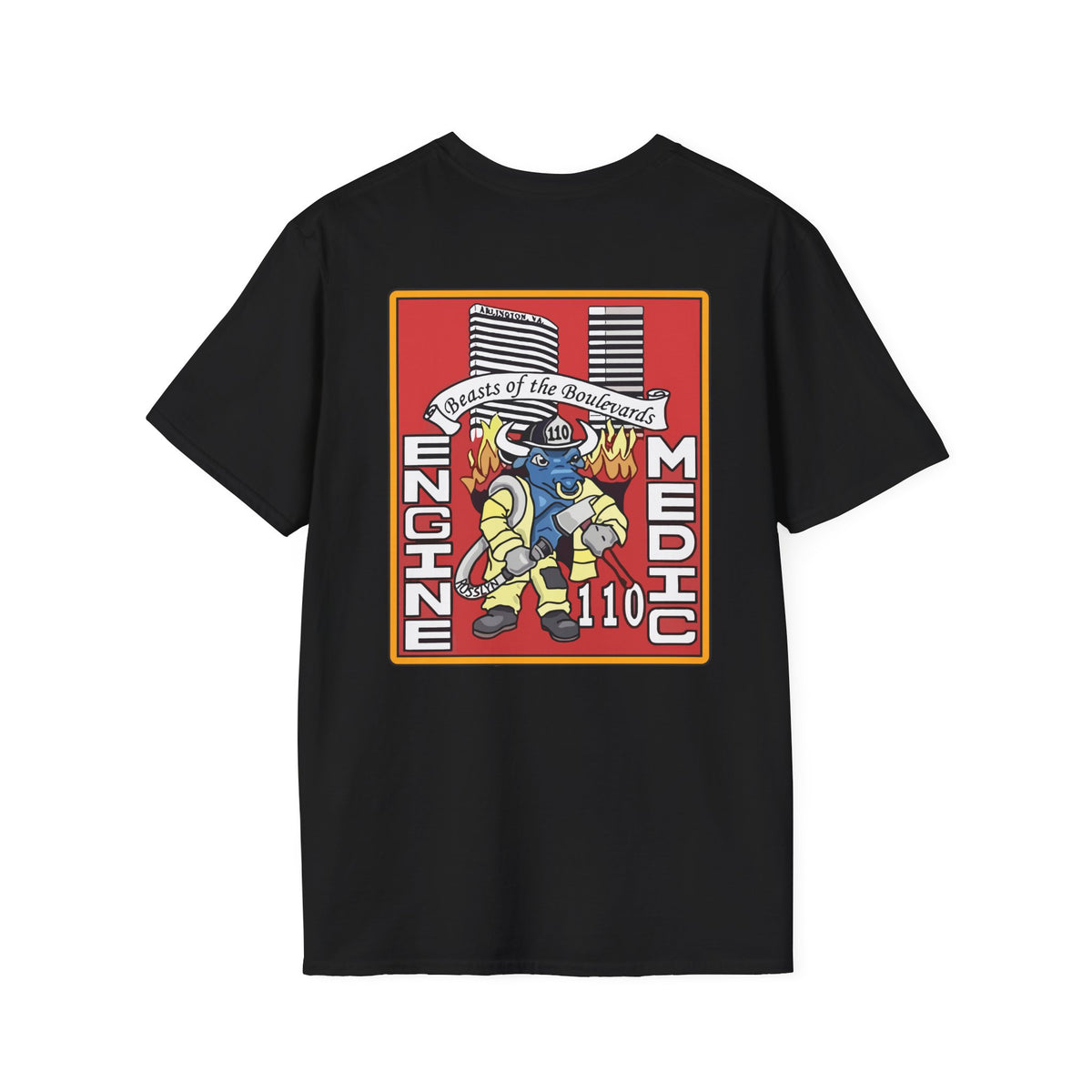 Arlington Station 10 Beast of Blvd - Gildan Soft Cotton Softstyle T-Shirt