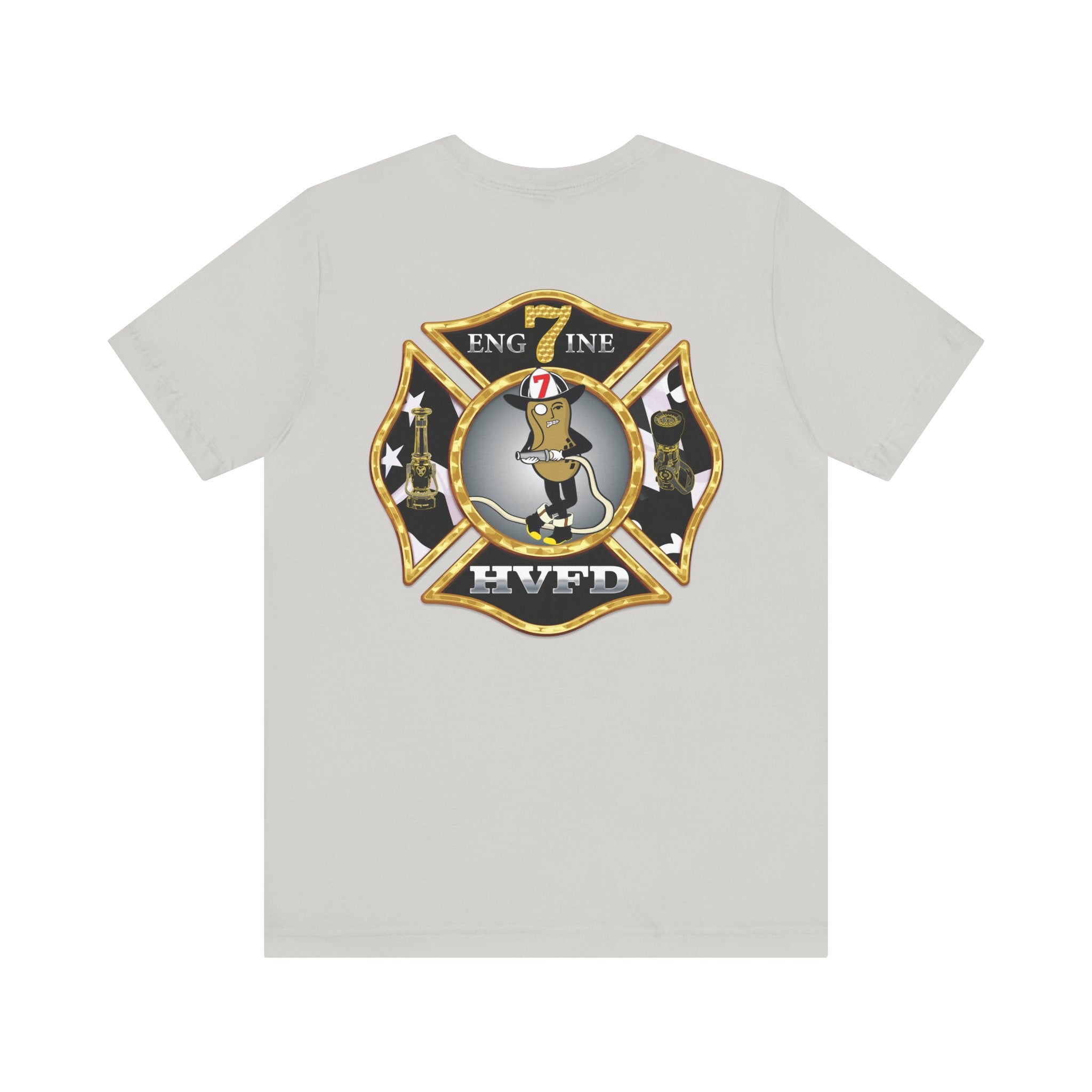 Hollywood MD Vol Fire Eng7ine - Bella+Canvas Soft Unisex Tee