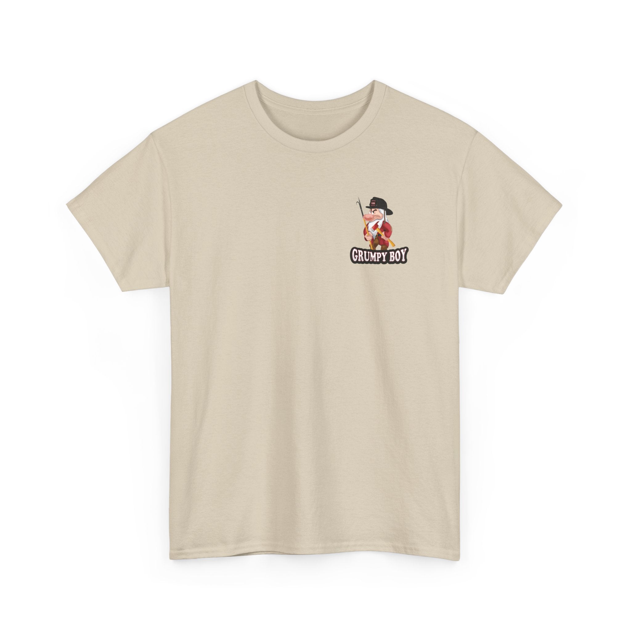 Grumpy Boy Firefighter - Heavy Cotton Unisex Tee
