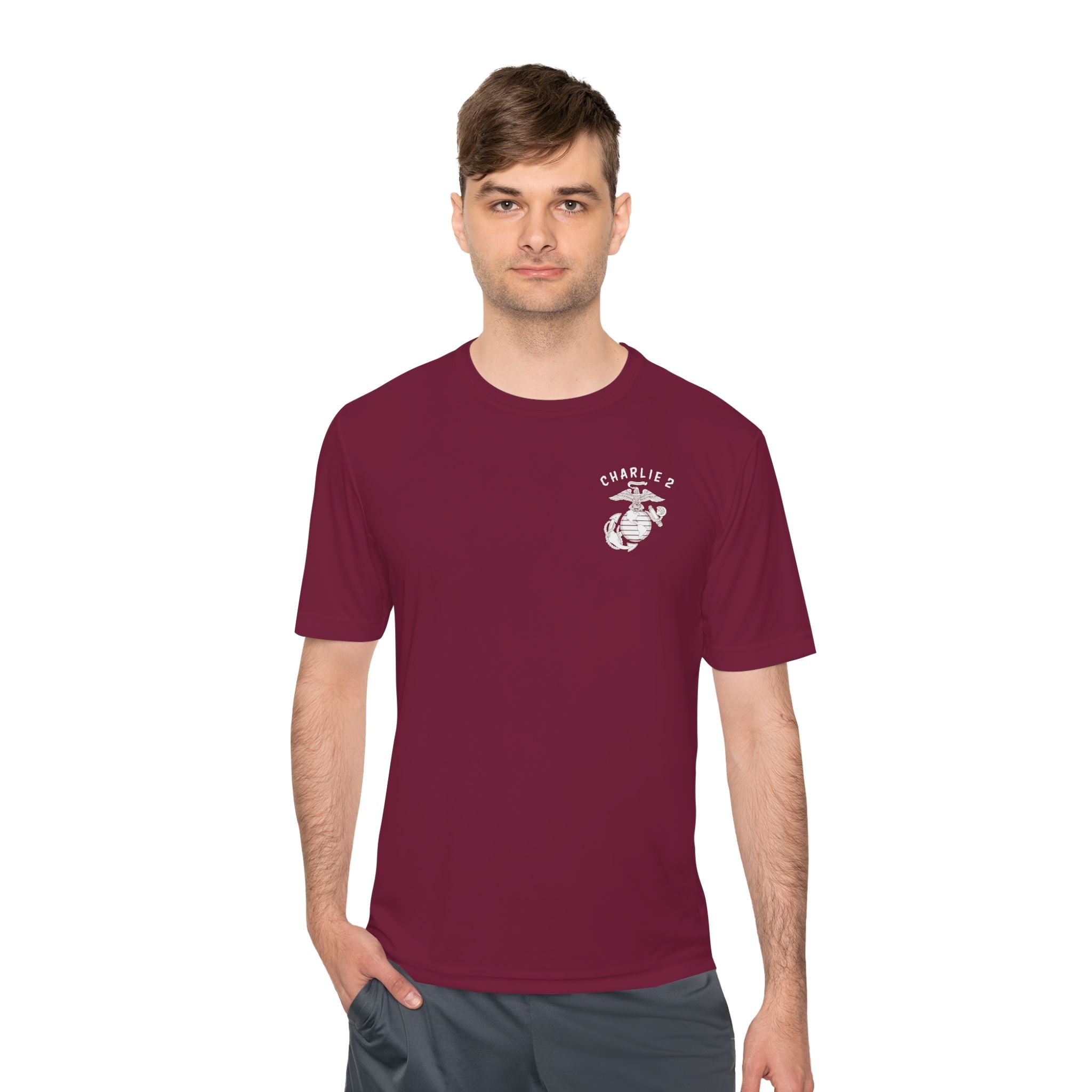 Charlie 2 Ronin (white logo) - Unisex Moisture Wicking Tee