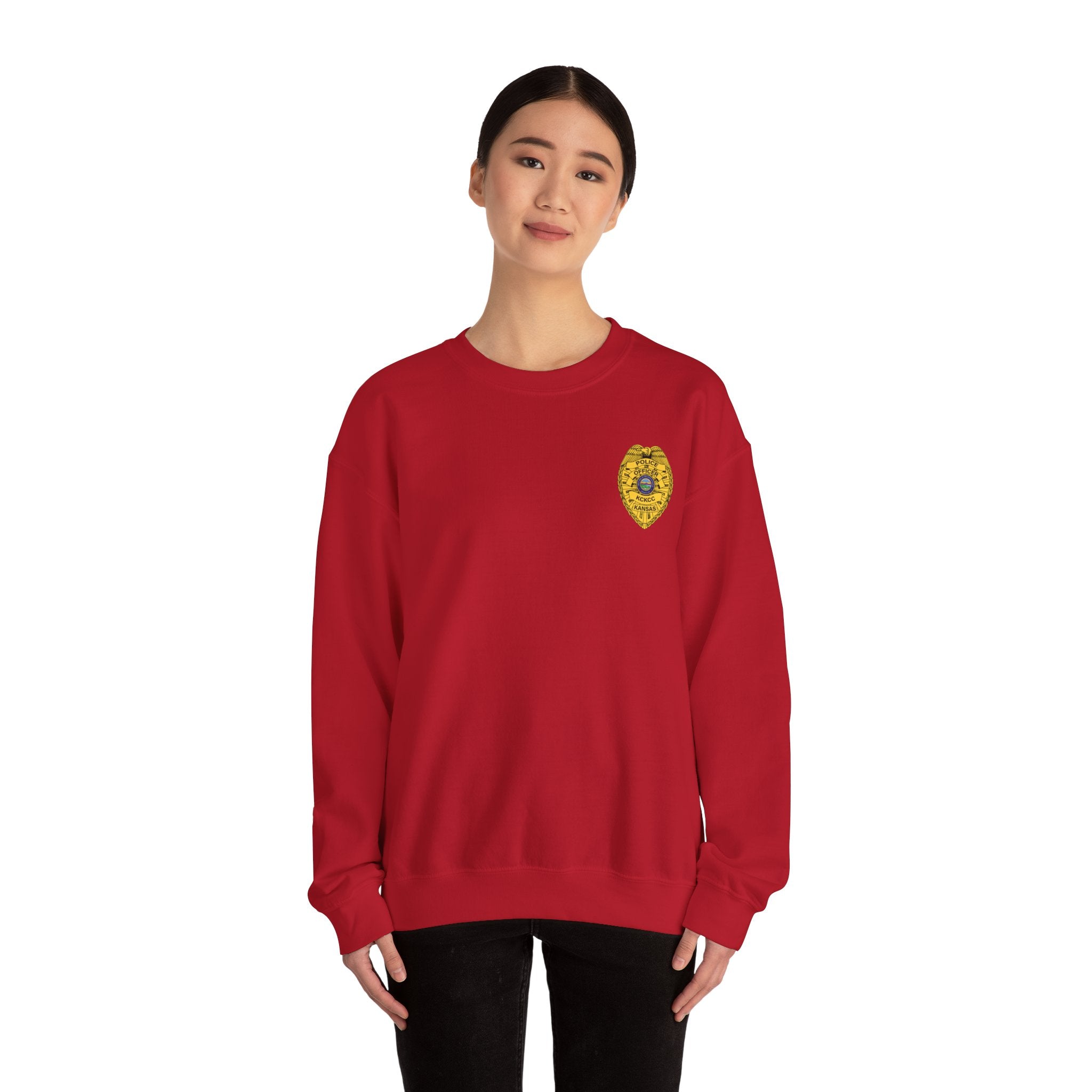 Kansas City College Police Officer - Unisex Heavy Blend™ Crewneck Sweatshirt