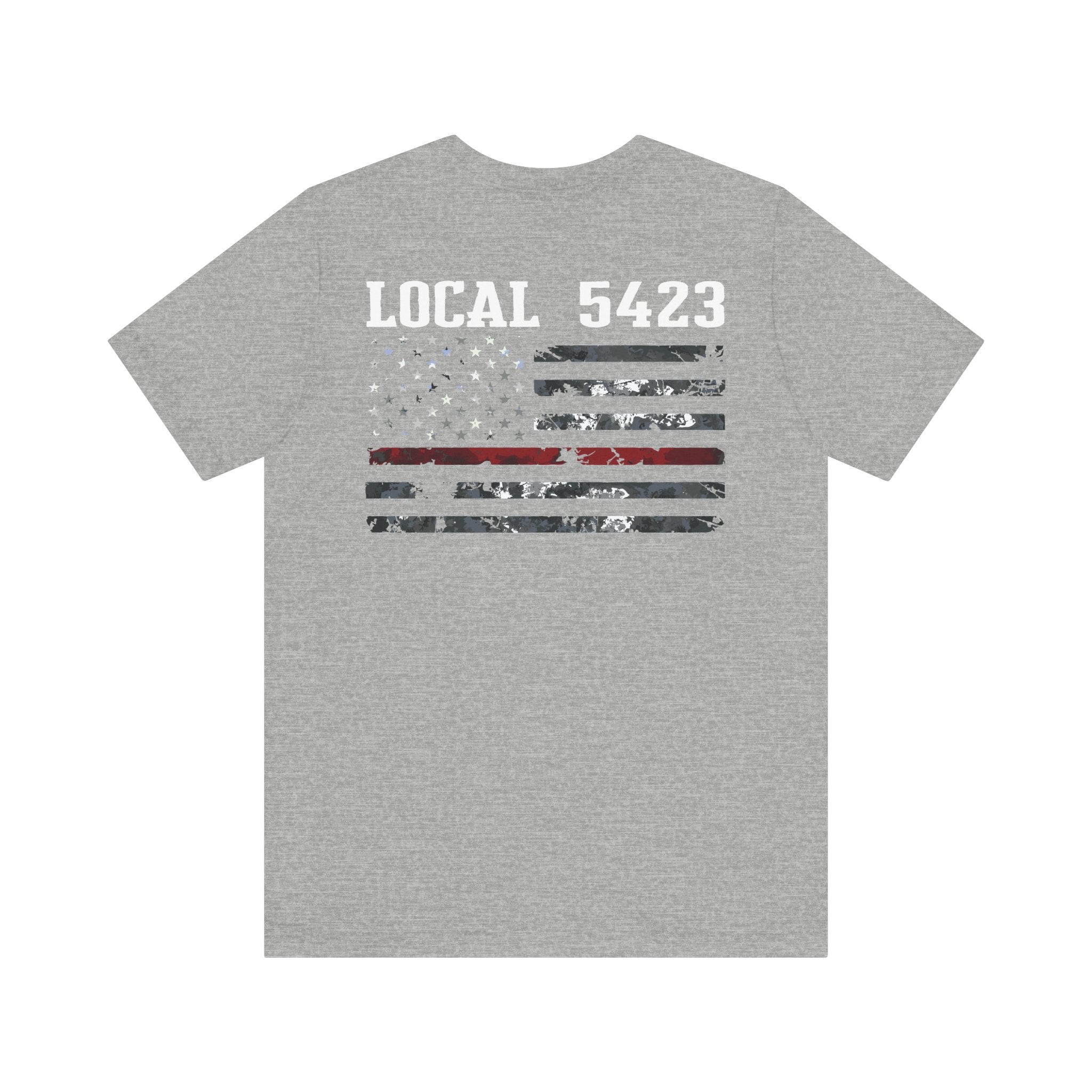 Manheim Township Local 5423 white - Bella+Canvas Soft Unisex Tee