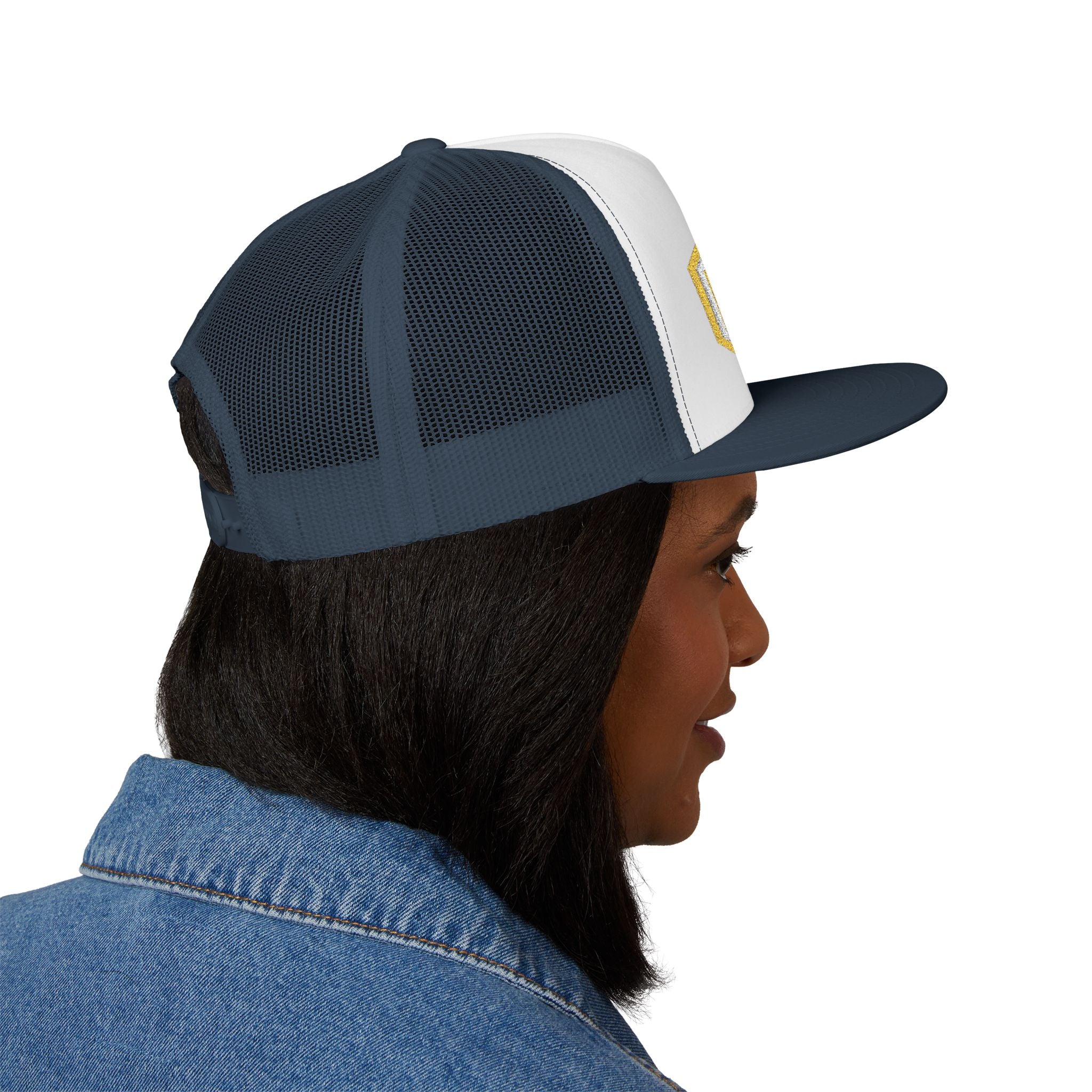 Arlington Rescue 2 (requested different style hat) - 5 Panel Trucker Cap (Embroidery)