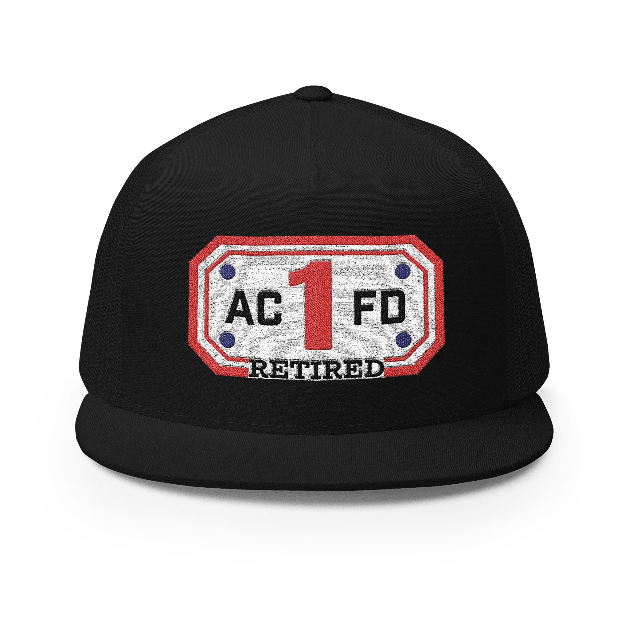 Retired Arlington Engine 1 - 5 Panel Trucker Cap (Embroidery)