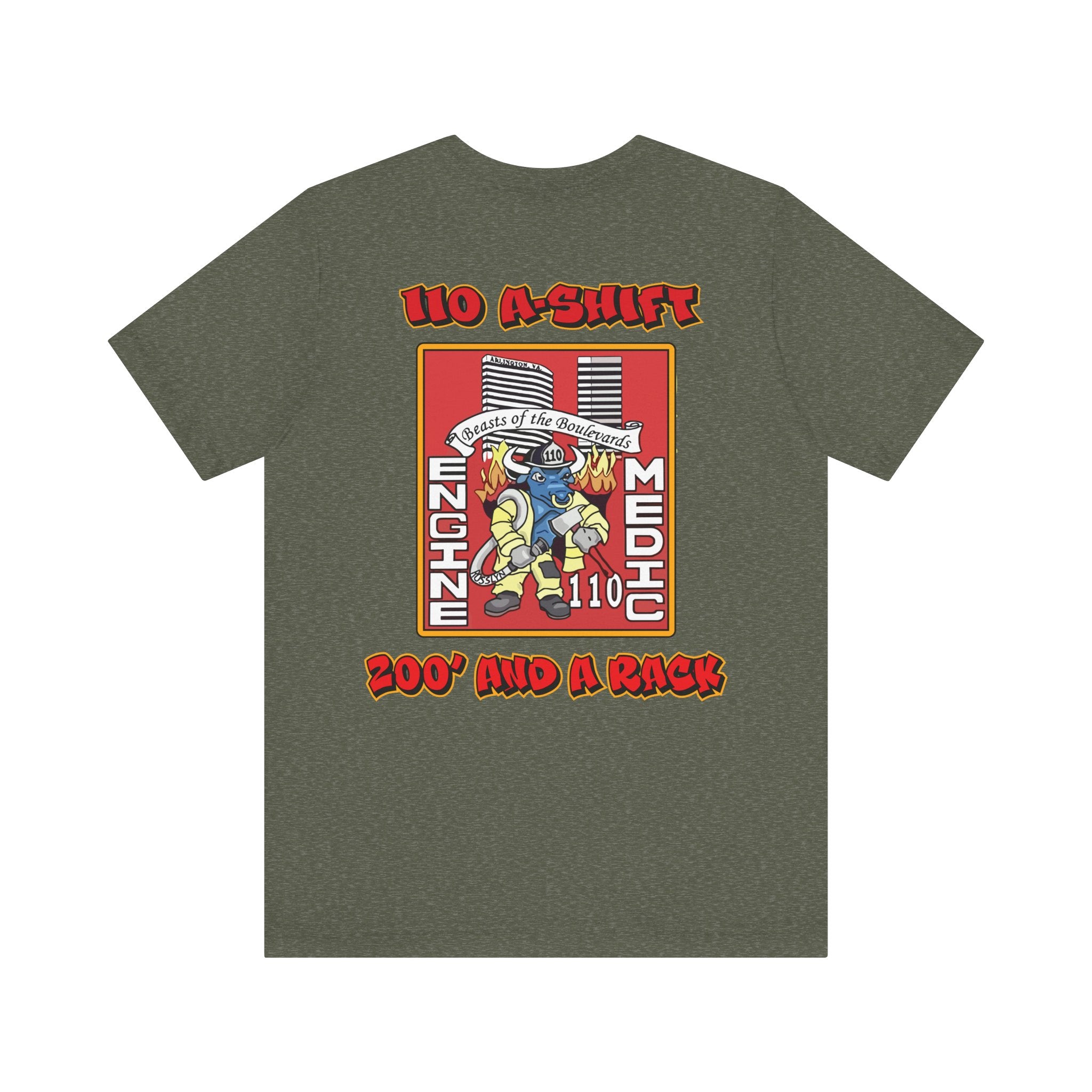 110 A-Shift Shirt Arlington - Bella+Canvas Soft Unisex Tee