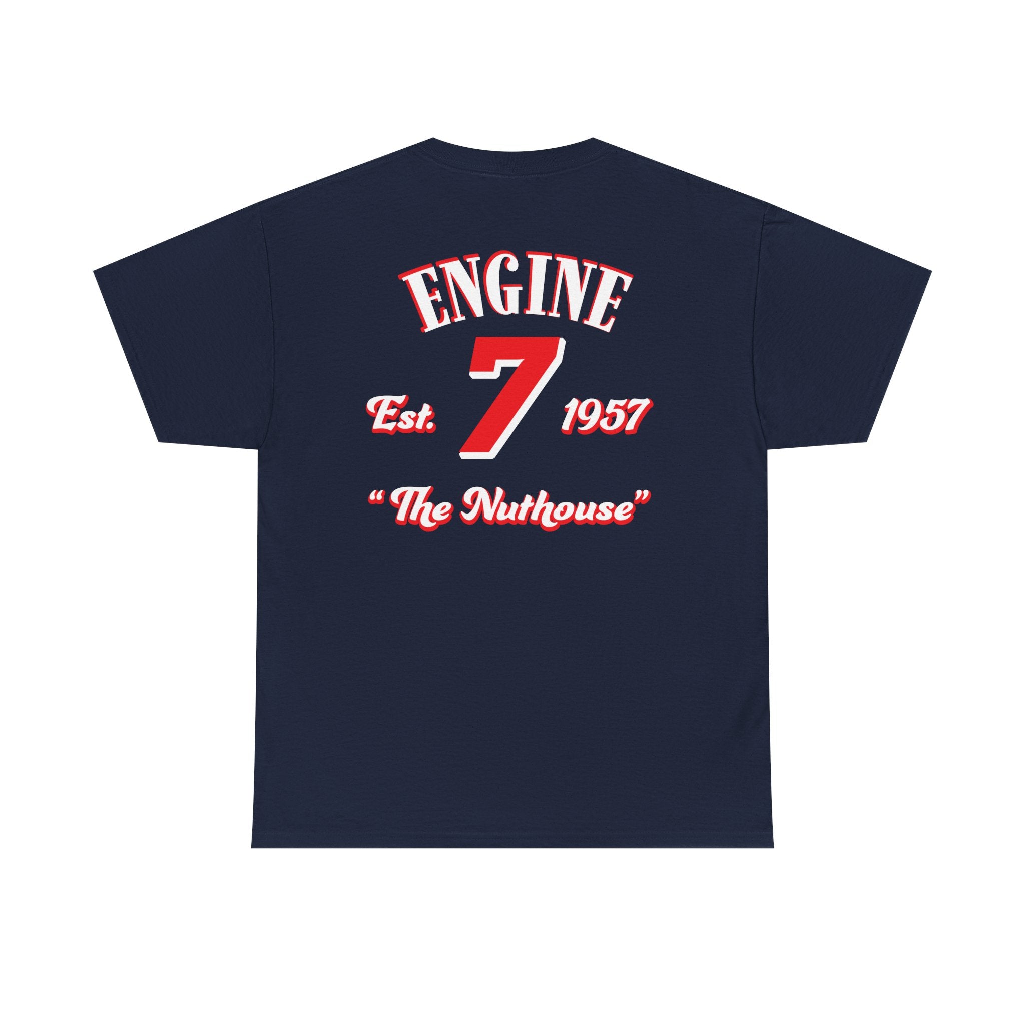 Hollywood MD Vol Fire Engine 7 - Heavy Cotton Unisex Tee