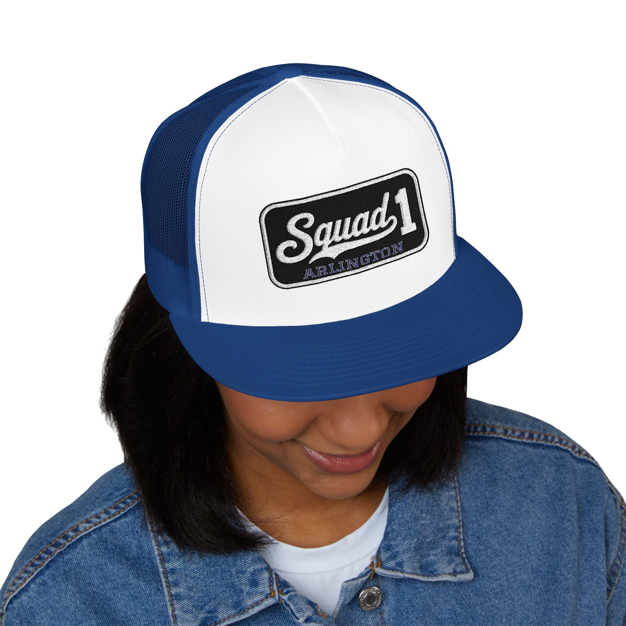 Arlington Squad 1 - 5 Panel Trucker Cap (Embroidery)