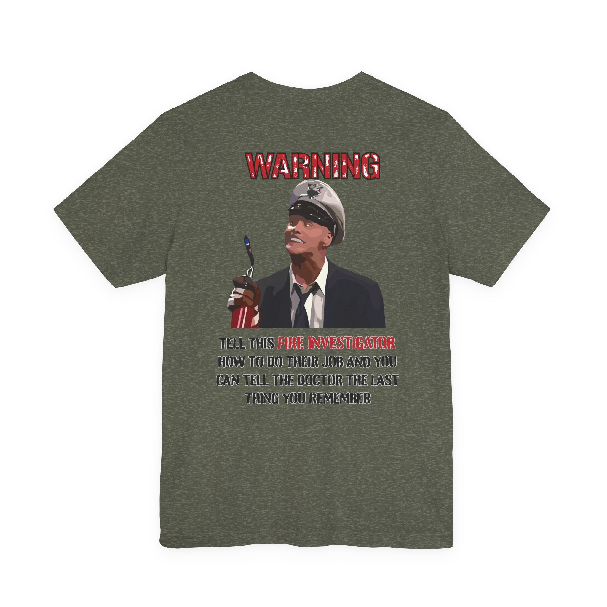 Fire Marshal Funny Shirt - Heavy Cotton Unisex Tee -