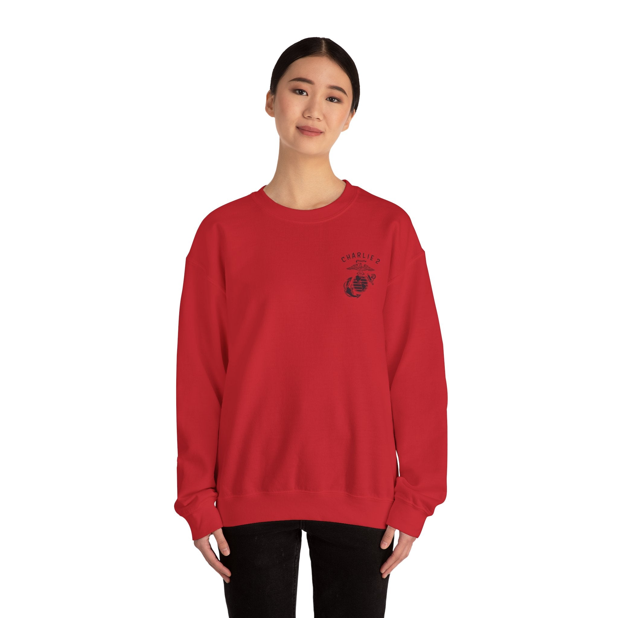 Charlie 2 Ronin (blackLogo) - Gildan Unisex Heavy Blend™ Crewneck Sweatshirt