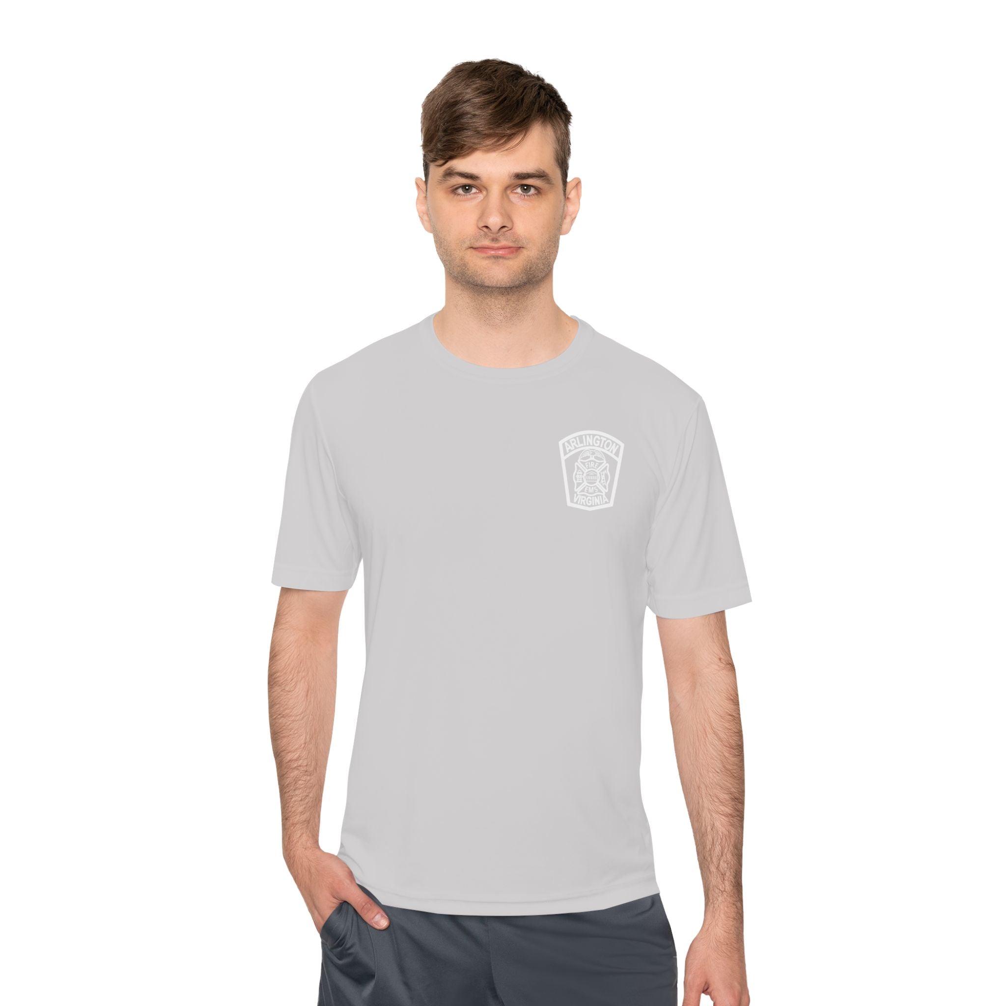 ACFD Firefighter Old Patch - Sport-Tek ST350 Unisex Moisture Wicking Tee