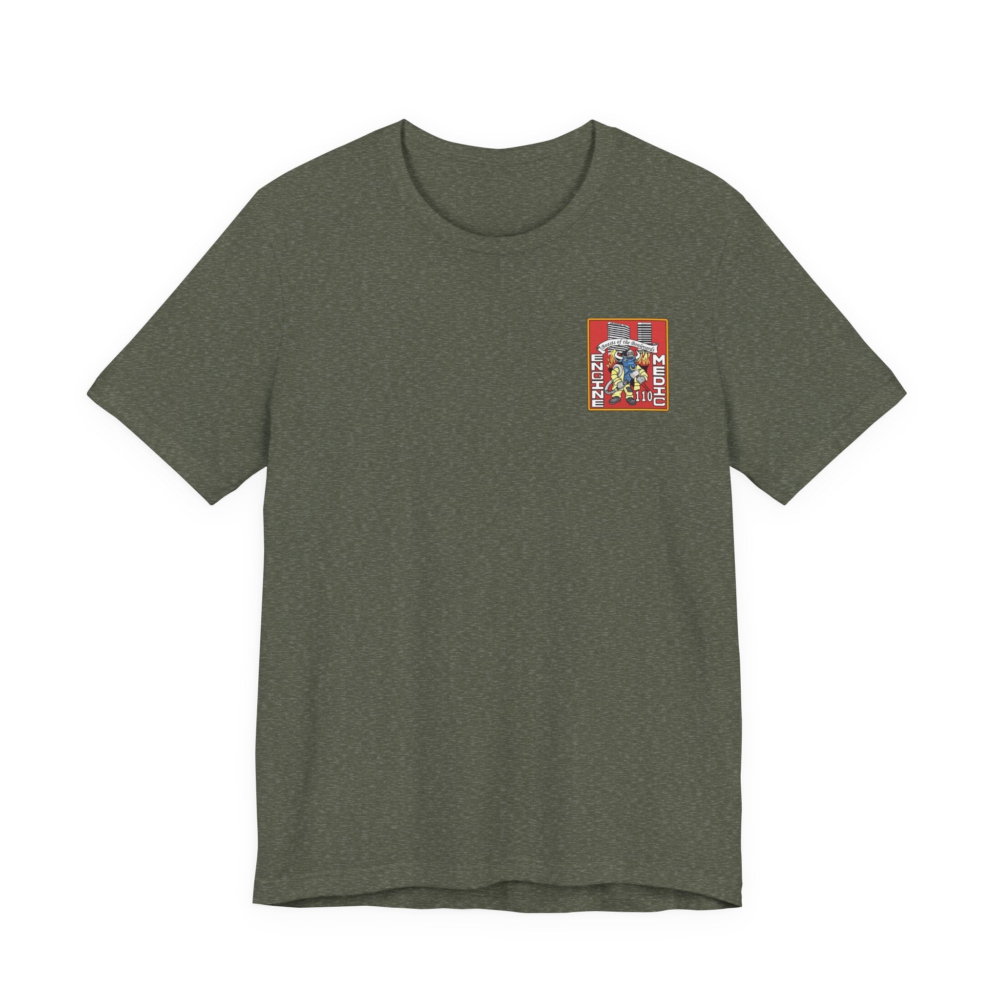 Station 10 Beast Front and Back - Bella+Canvas Soft Unisex Tee