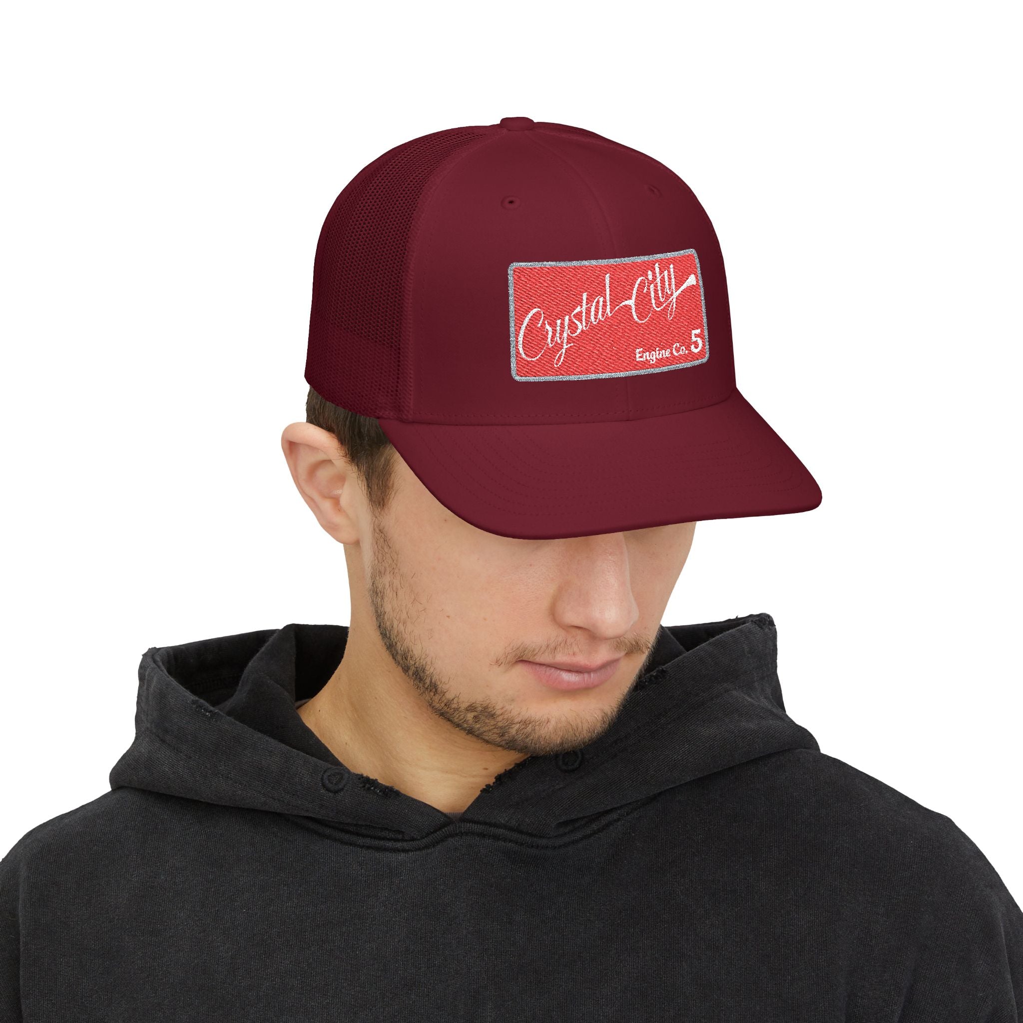 Crystal City Engine co 5 - Snapback Trucker (Richardson 112 Style Hat)