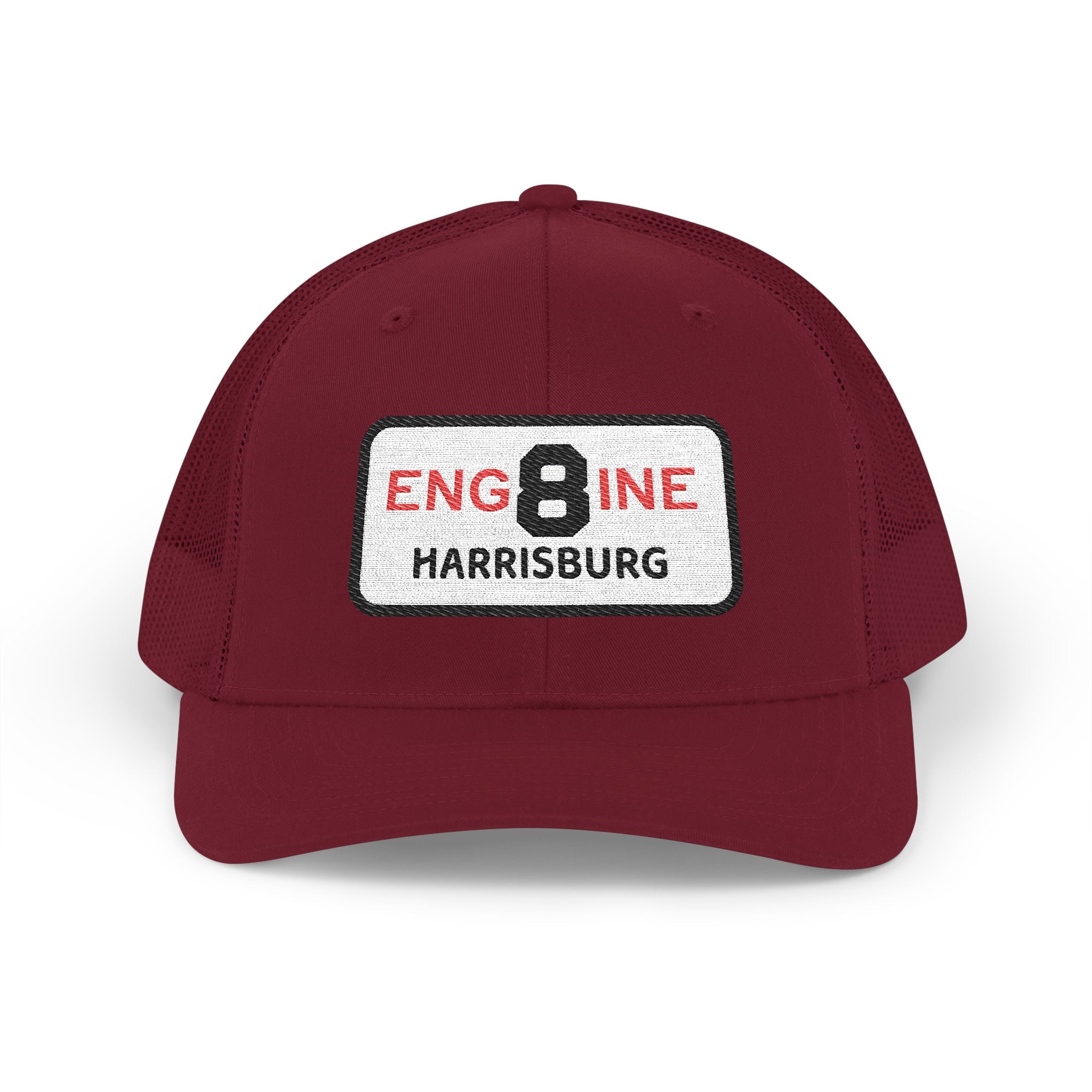 Harrisburg Fire Engine 8 - Richardson 112 Style Snapback Trucker Cap (Embroidery)