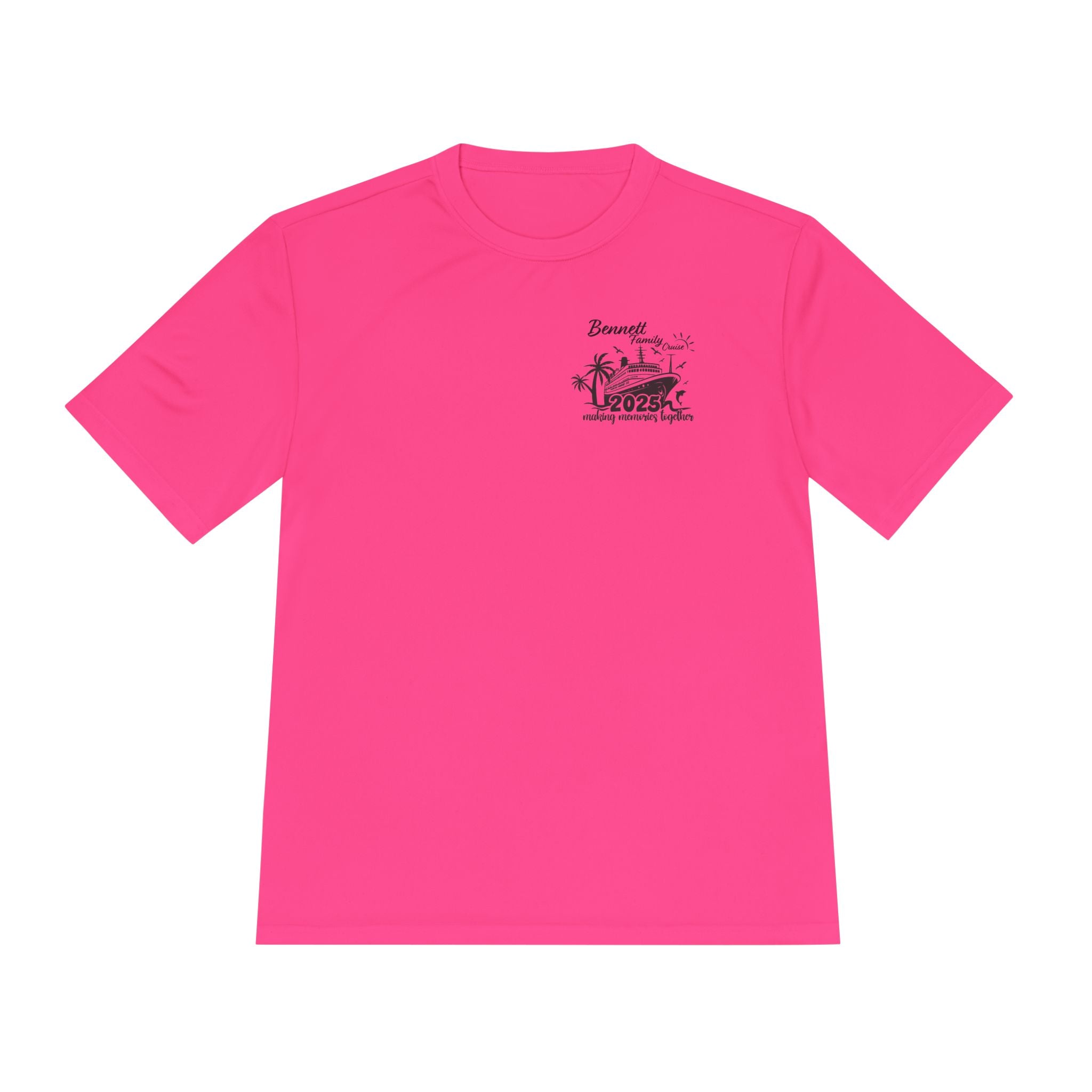 Bennet Family Cruise Black Text - Unisex Moisture Wicking Tee