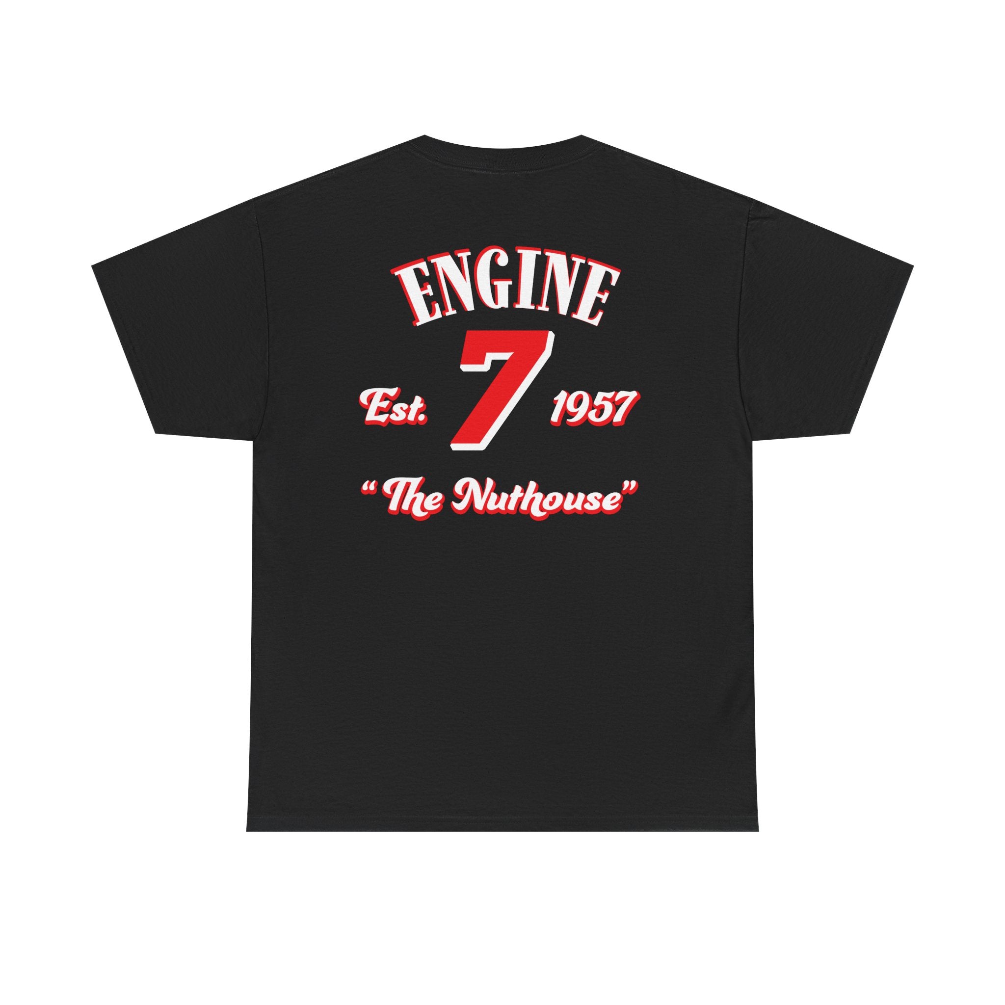 Hollywood MD Vol Fire Engine 7 - Heavy Cotton Unisex Tee