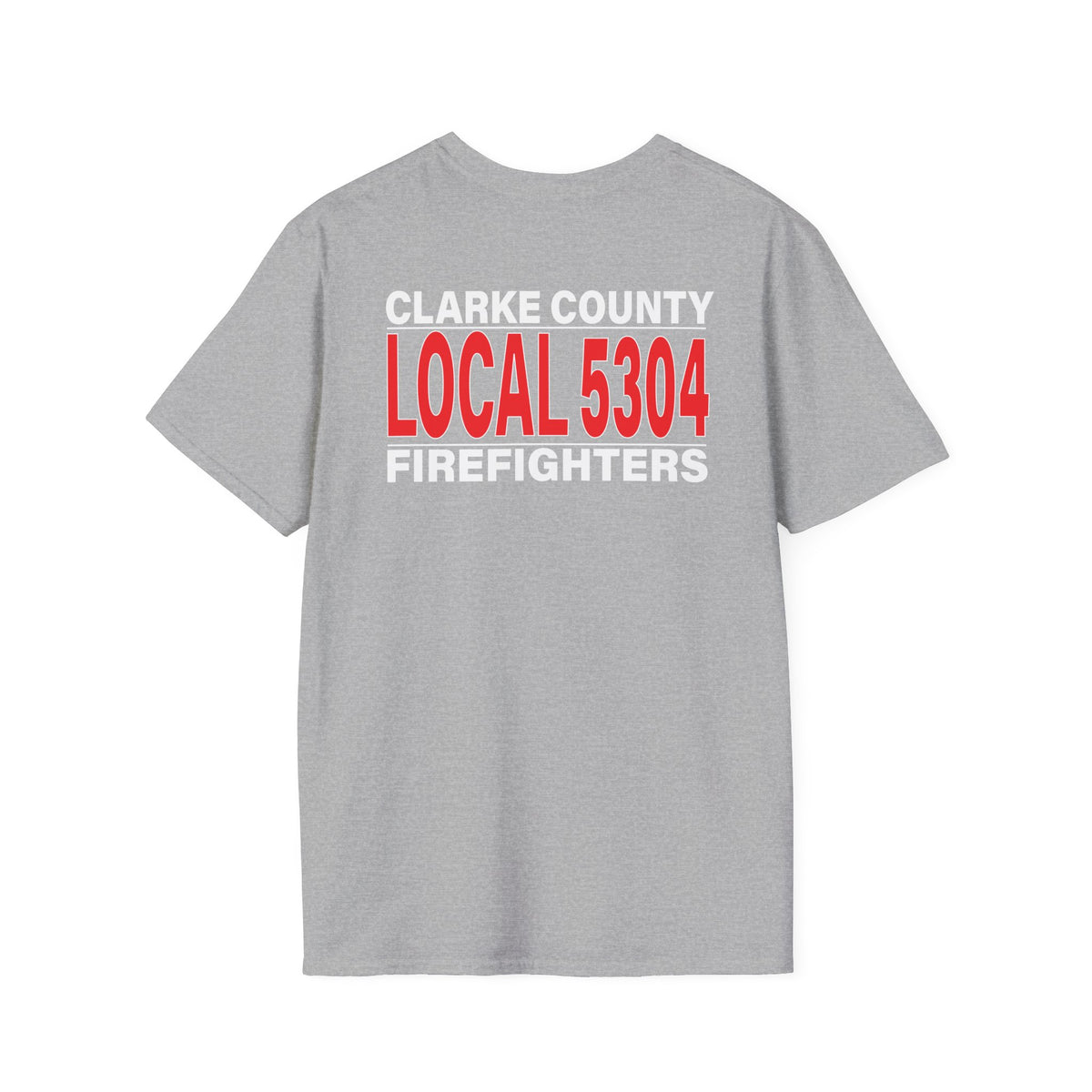 Clarke County Local 5304 version 2 (Portion of Proceeds go to Local 5304)  - Gildan Soft Cotton Softstyle T-Shirt