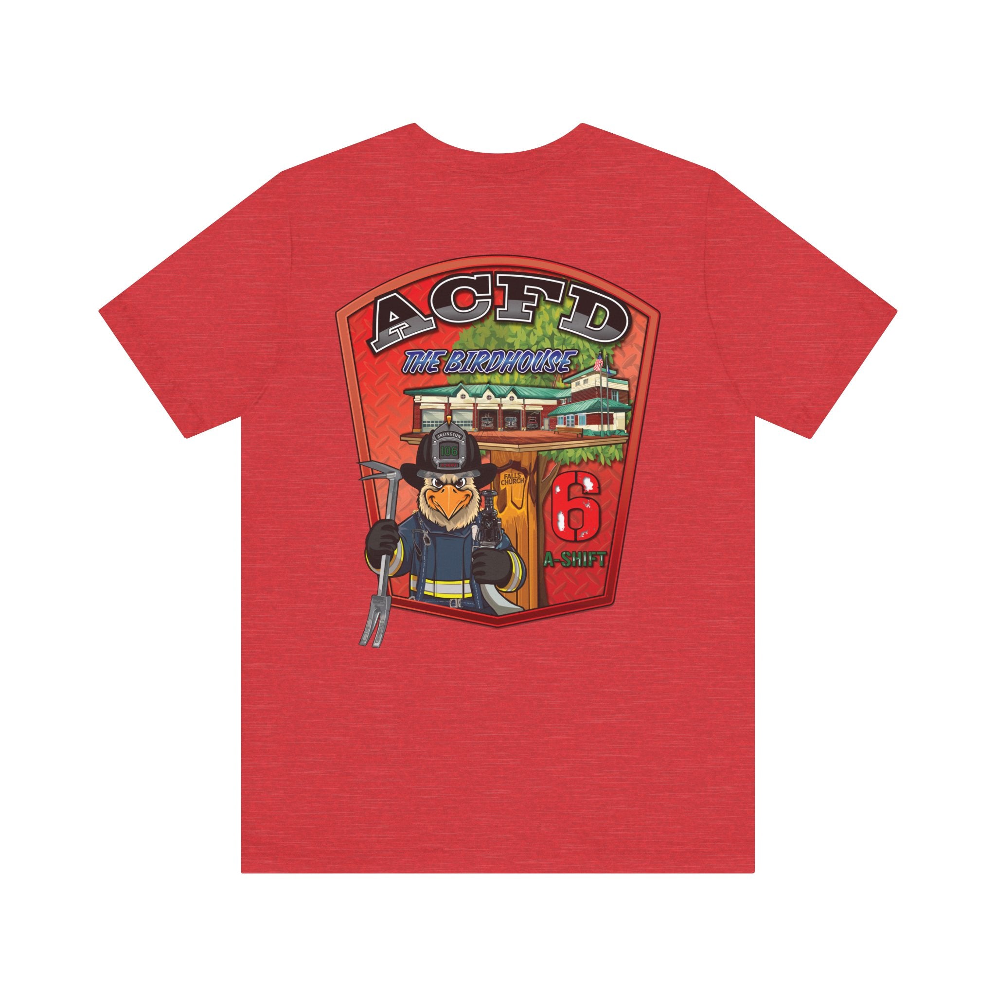 Arlington Station 6 A-Shift BirdHouse - Bella+Canvas Soft Unisex Tee