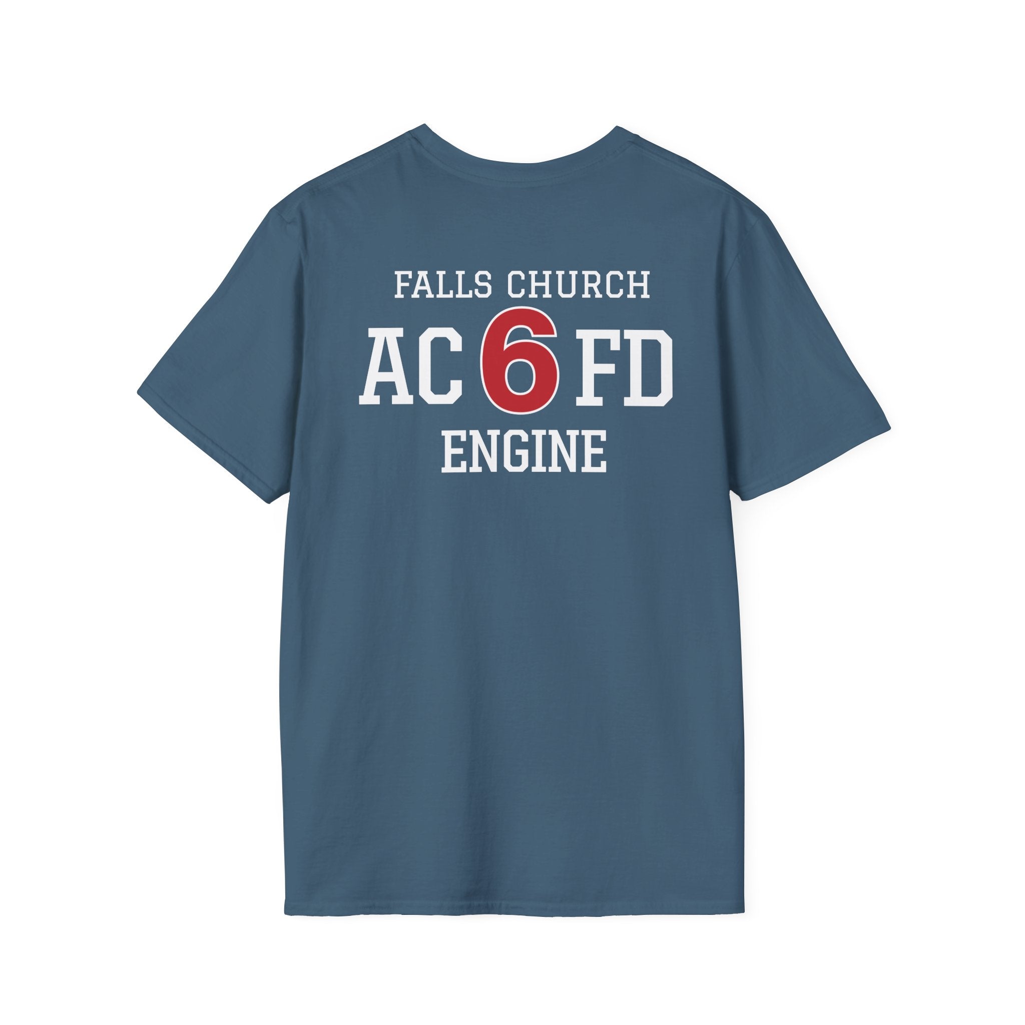 Engine 6 Falls Church - Gildan Soft Cotton Softstyle T-Shirt