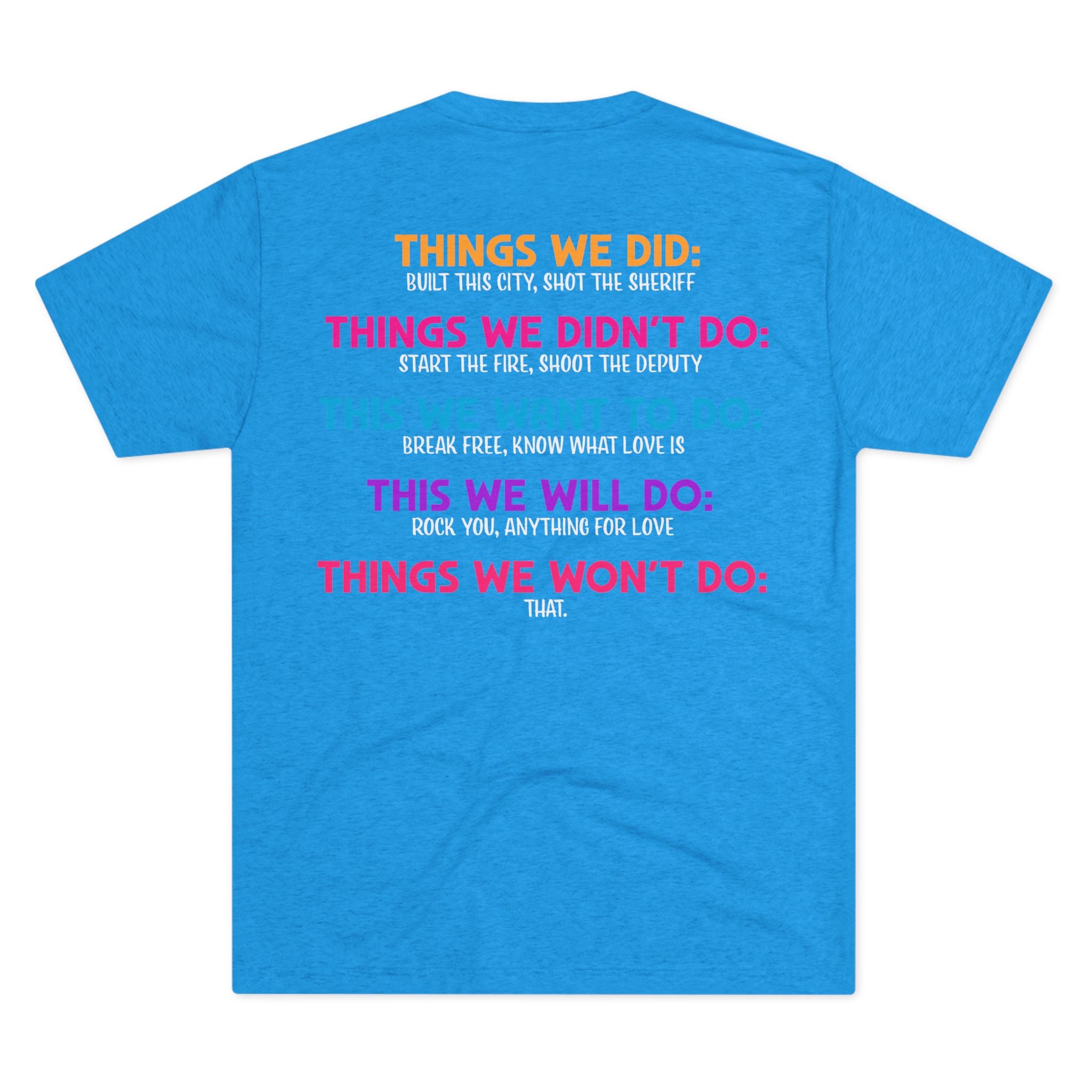 Hot Dad Summer Rock Shirt - NextLevel Tri-Blend Crew Tee