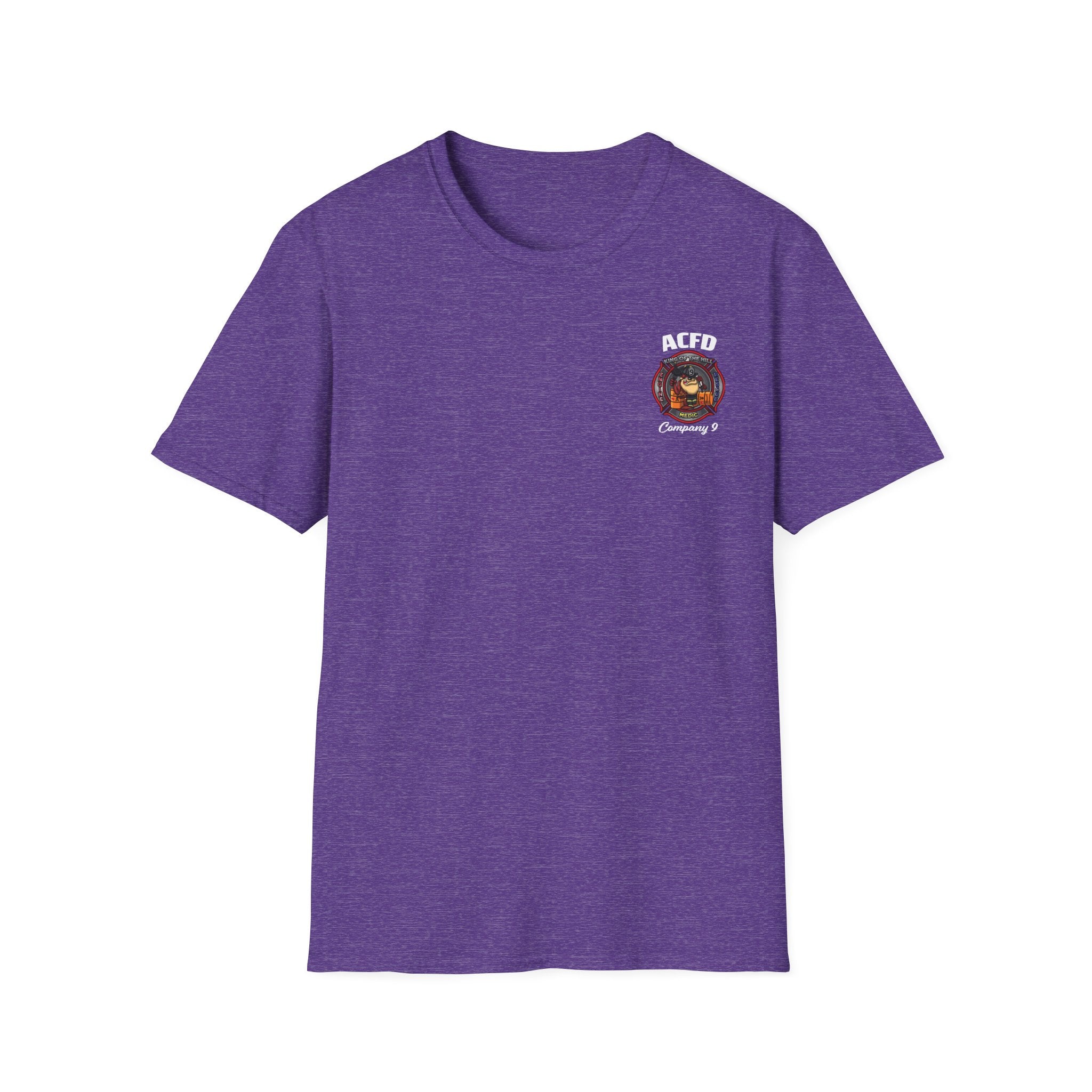 Station 9 Taz Front / FF Engine 9 back - Gildan Soft Cotton Softstyle T-Shirt