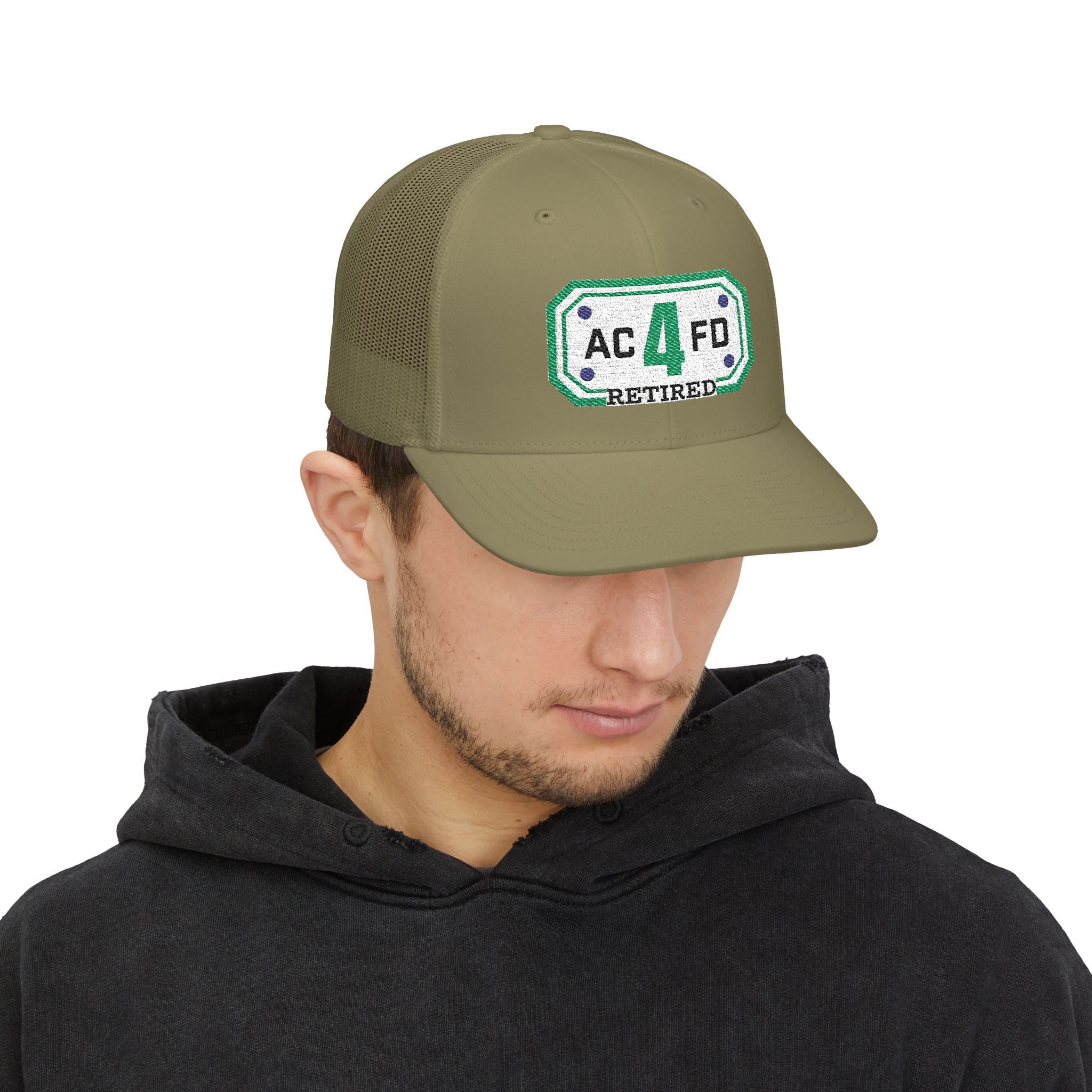 Retired ACFD Tower 4 - Snapback Trucker (Richardson 112 Style Hat)